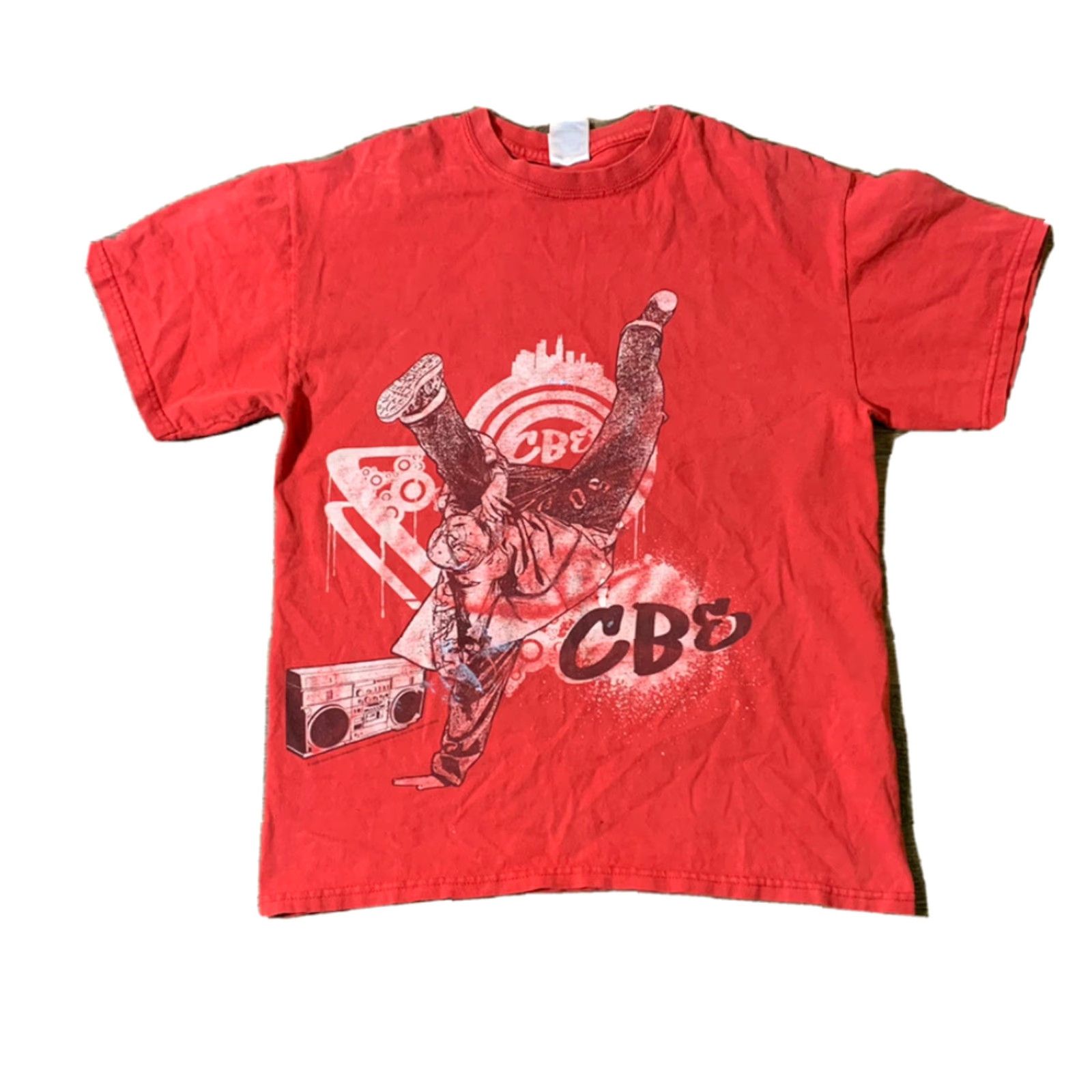 Vintage VINTAGE Chris Brown 2005 Hip Hop T Shirt Red Medium Mens Size US M / EU 48-50 / 2 - 2 Thumbnail