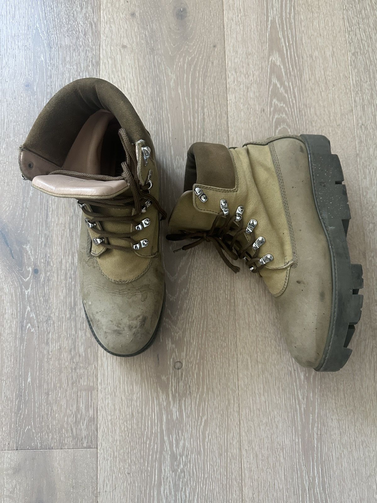 Pre-owned Acne Studios Boots In Green