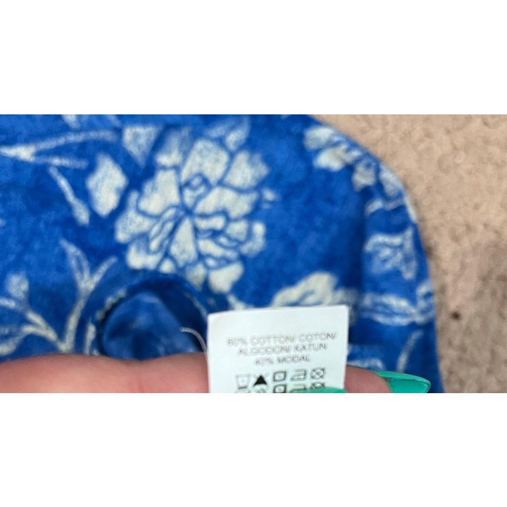 Lucky Brand Blue Floral Lucky Brand Blouse L Size L / US 10 / IT 46 - 6 Thumbnail
