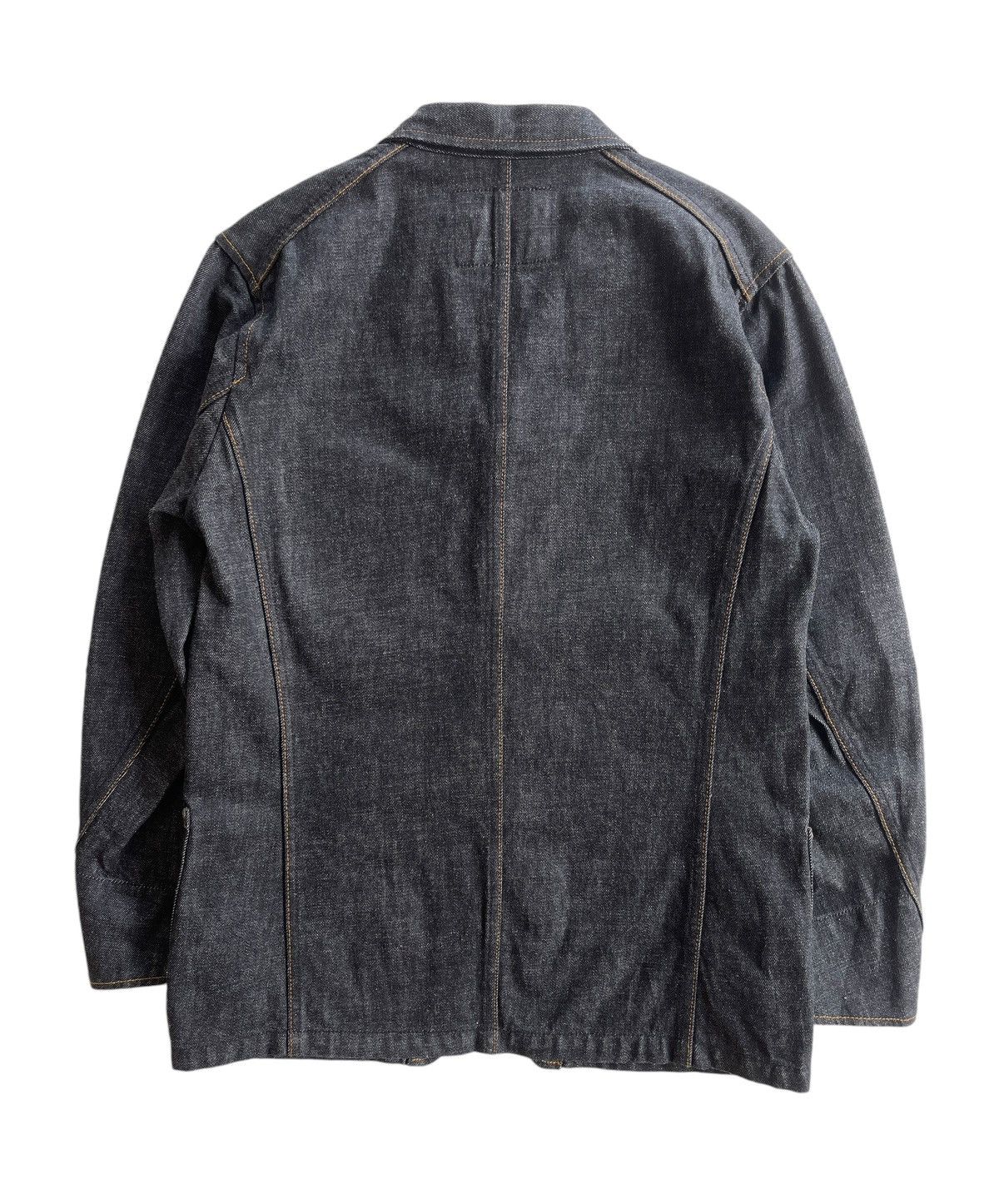 Japanese Brand Vintage Edwin Function Raw Denim Jacket Size US M / EU 48-50 / 2 - 2 Thumbnail