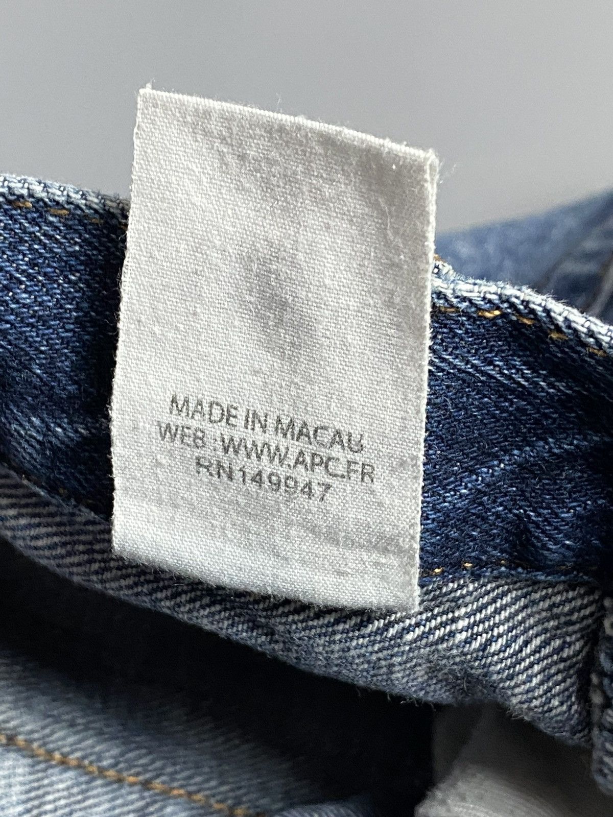 A.P.C. A.P.C. Jean Sailor Denim Blue Jeans Size 32 Wide Leg Cropped Size 32" / US 10 / IT 46 - 21 Thumbnail