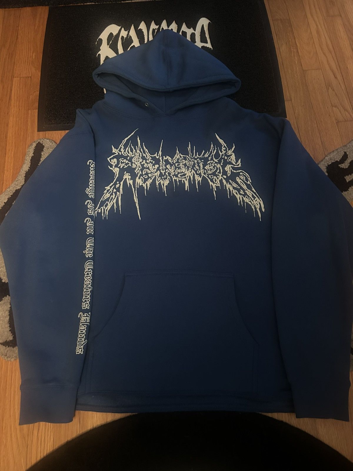 Revenge Revenge Blue Skull Hoodie Size US XL / EU 56 / 4 - 1 Thumbnail