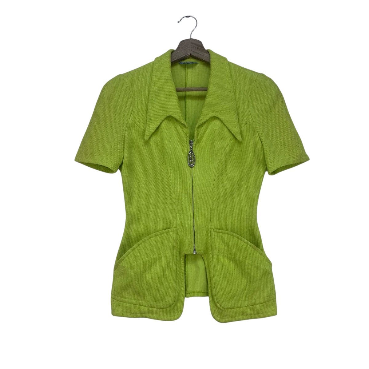 Thierry Mugler Iconic Shape Thierry Mugler Green Jacket Size XS / US 0-2 / IT 36-38 - 1 Thumbnail