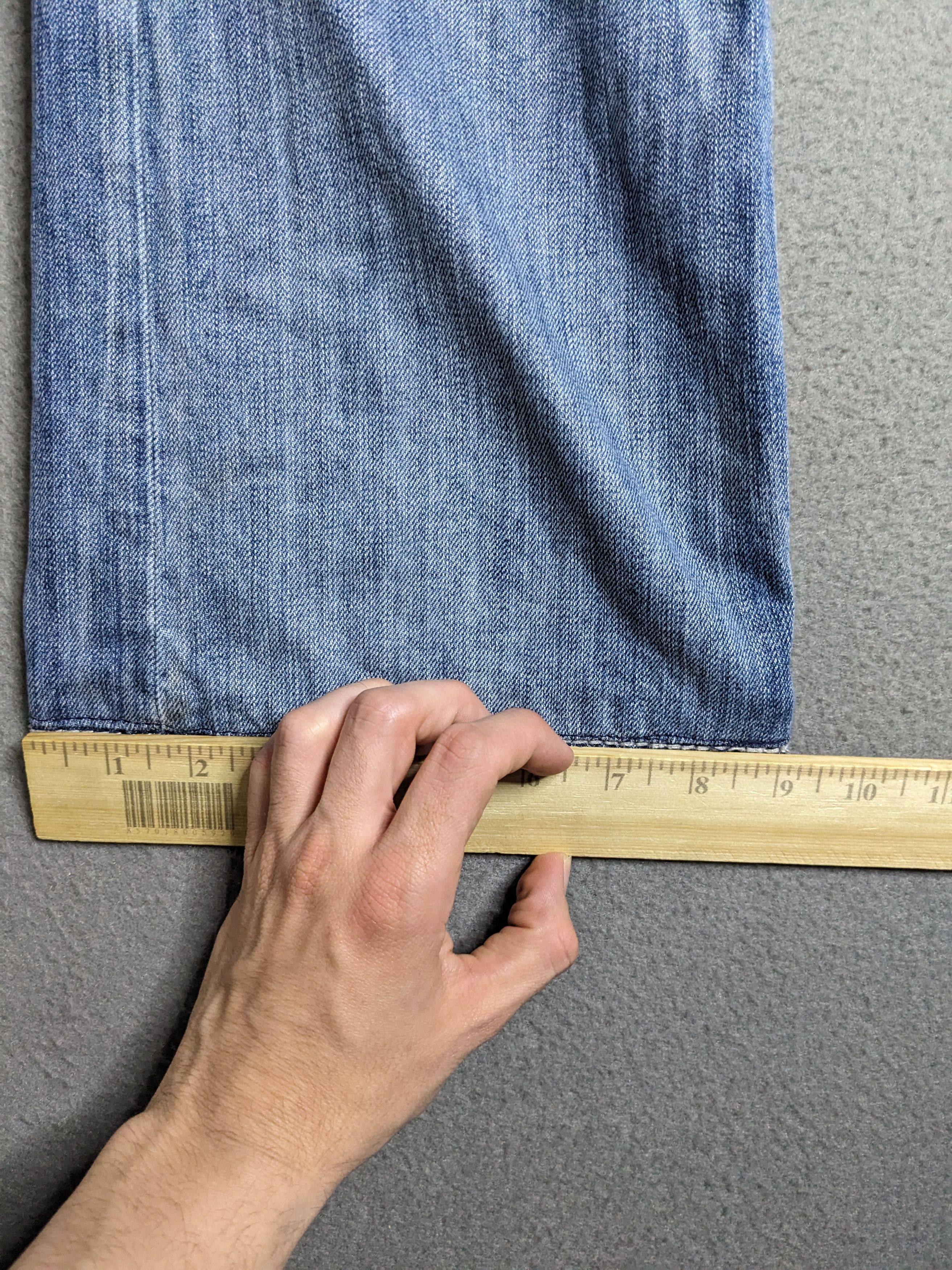 BKE BKE Tyler Straight Jeans 32x30 Distressed Whiskered Western Size US 32 / EU 48 - 16 Thumbnail