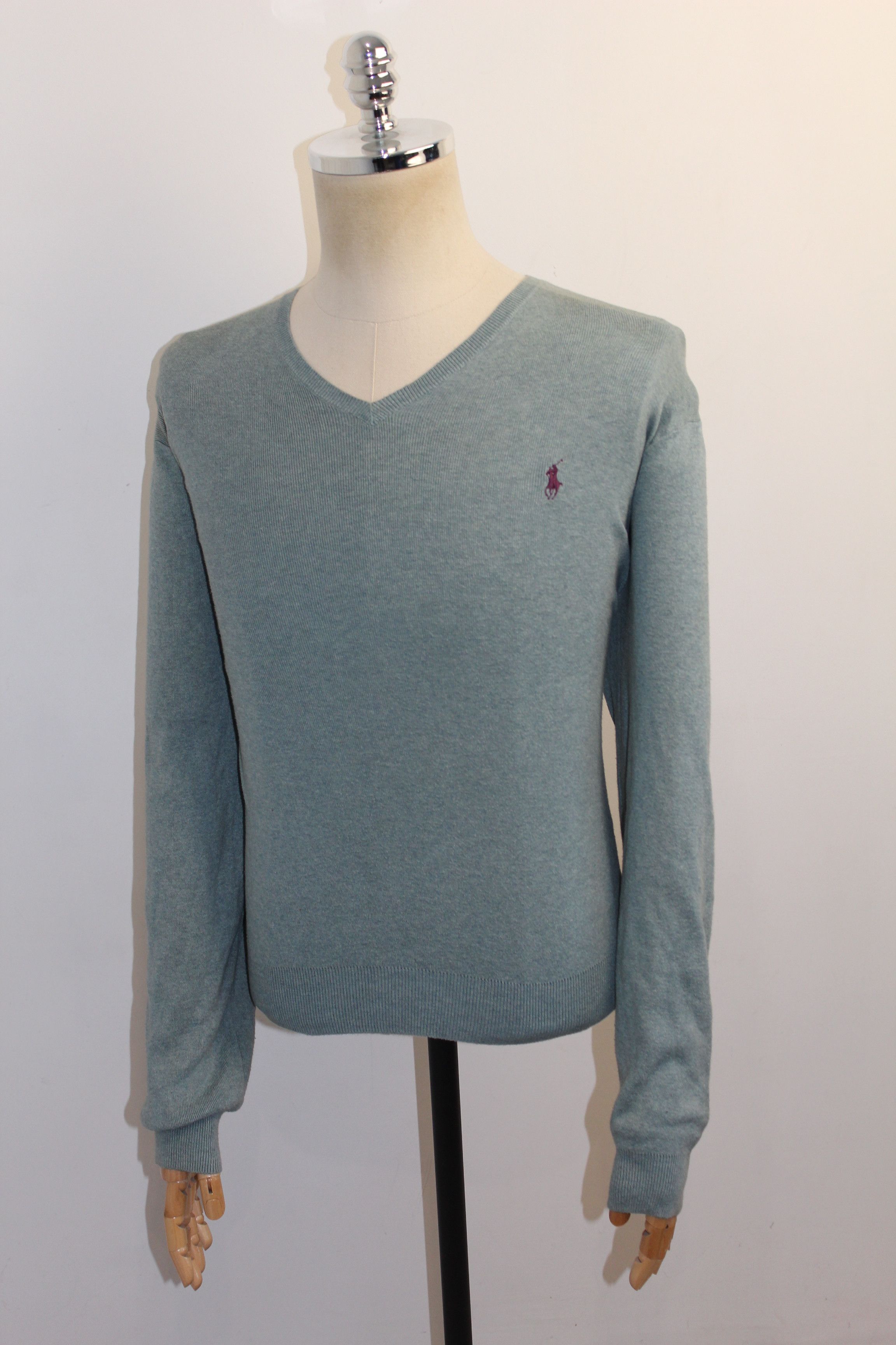 Polo Ralph Lauren Men's RALPH LAUREN V Neck Jumper Size M Size US M / EU 48-50 / 2 - 2 Thumbnail