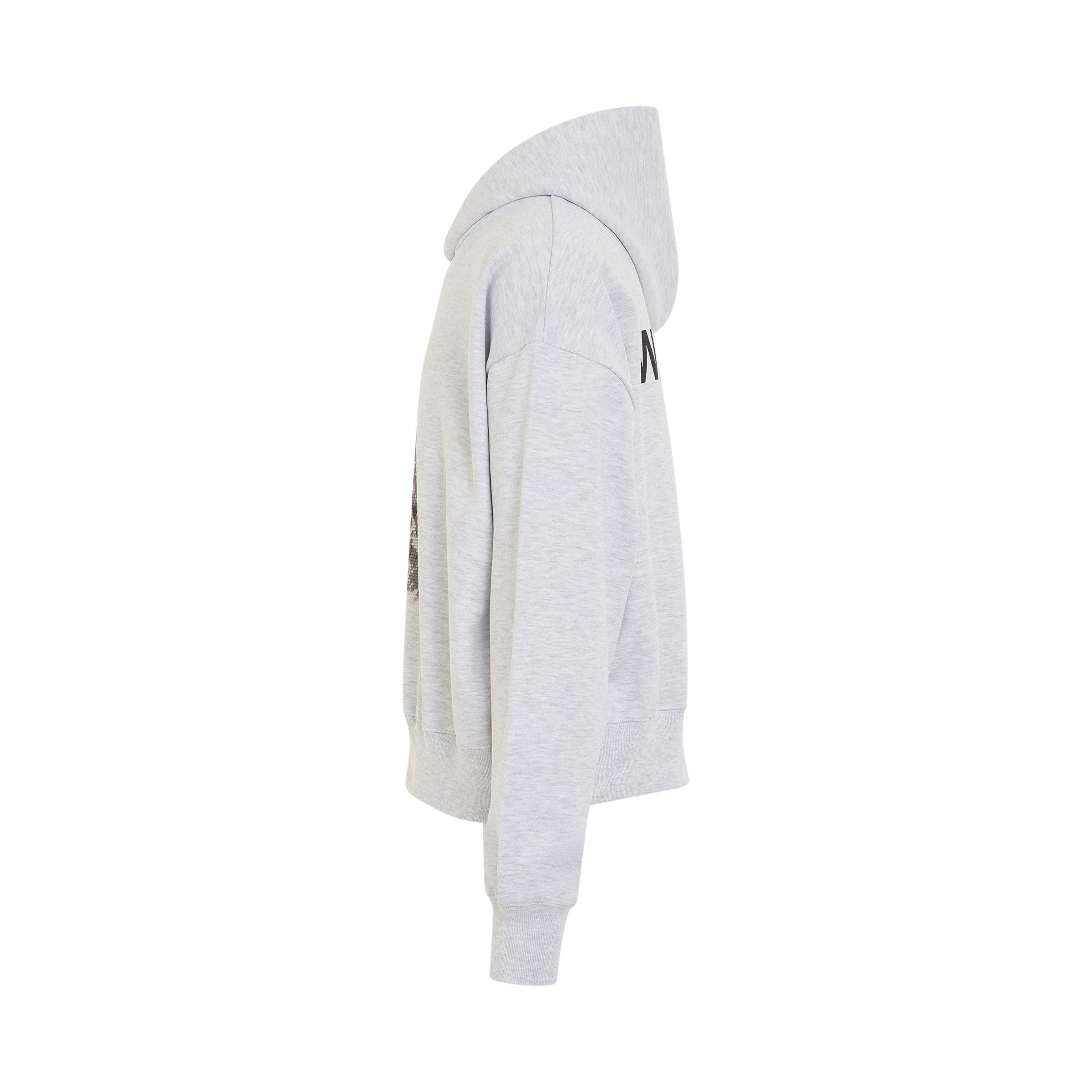 WE11DONE o1mris0824 Teddy Logo Hoodie in Grey Size US S / EU 44-46 / 1 - 3 Thumbnail