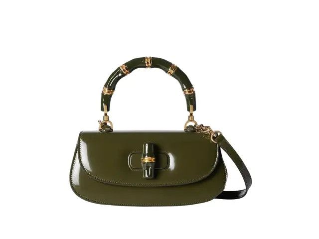 Gucci o1la5ras0526 Size: OS / Bamboo Diva Medium Bag in Green Size ONE SIZE - 1 Thumbnail