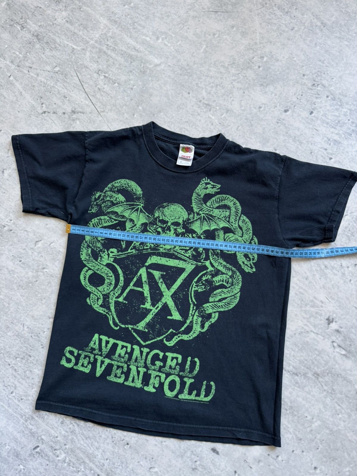 Vintage Fruit Heavy cotton Avenged Sevenfold 2007 tee Size US M / EU 48-50 / 2 - 6 Thumbnail