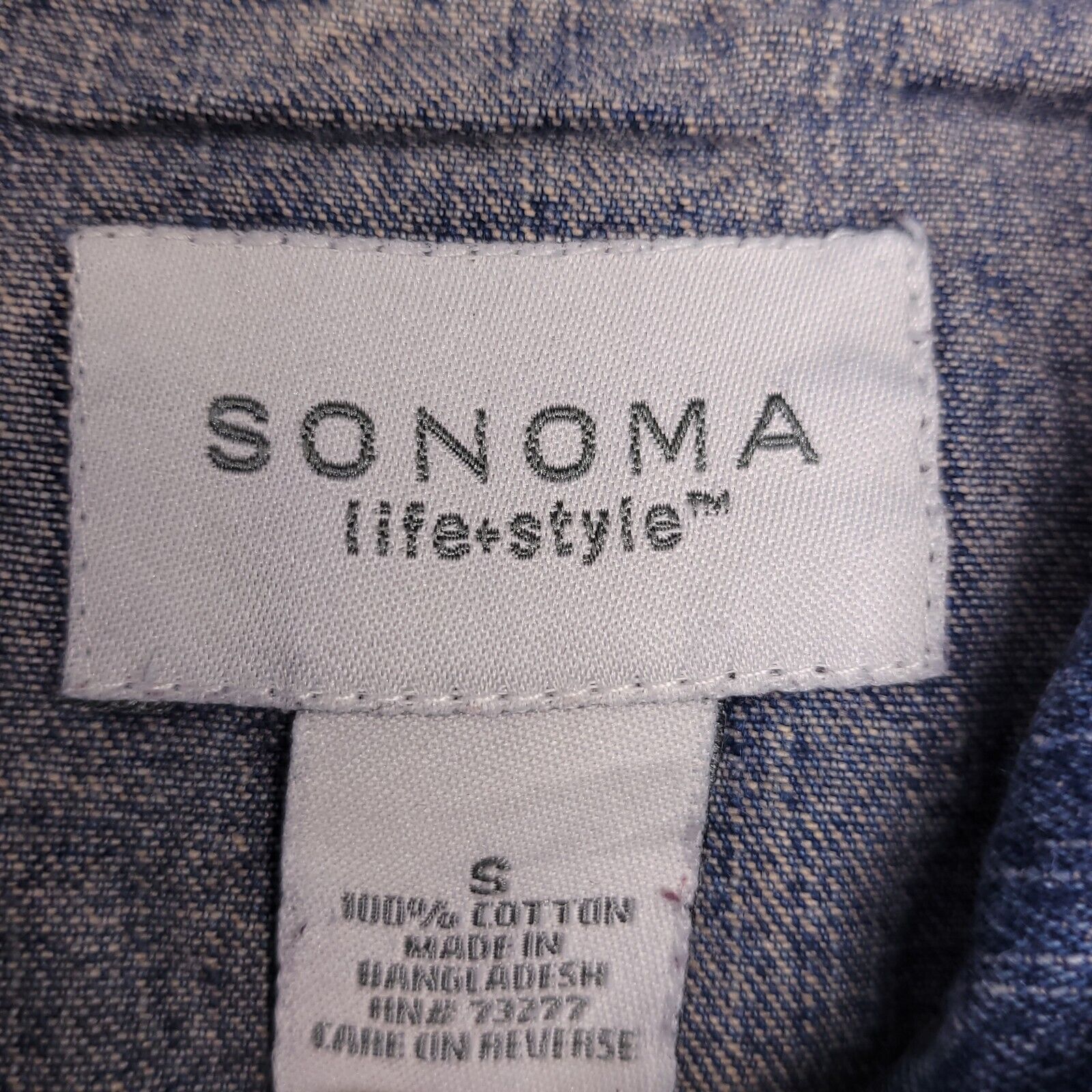 Sonoma Sonoma Casual Button Up Denim Jacket Womens Size Small Blue Size S / US 4 / IT 40 - 3 Thumbnail