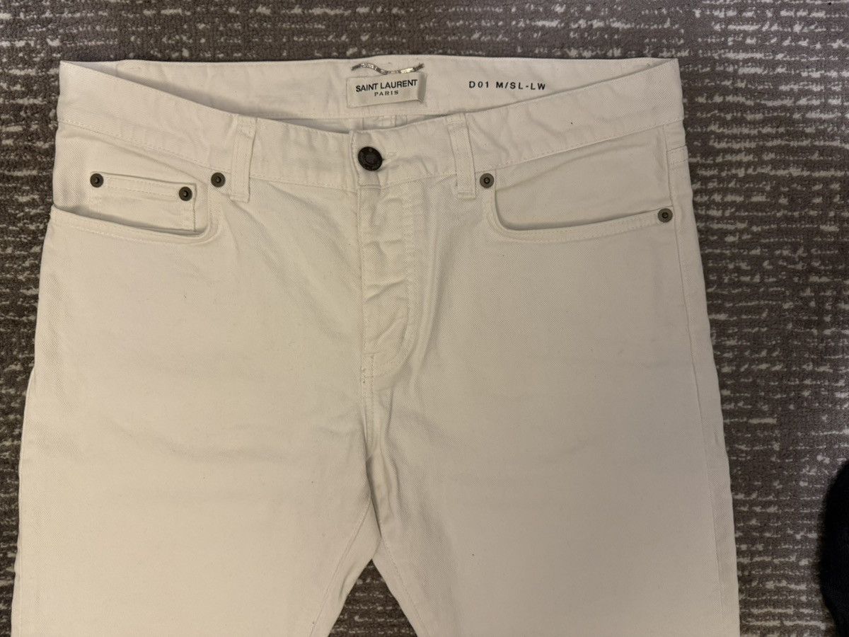 Saint Laurent Paris Saint Laurent 2014 D01 32 Hedi Jeans Size US 32 / EU 48 - 4 Thumbnail