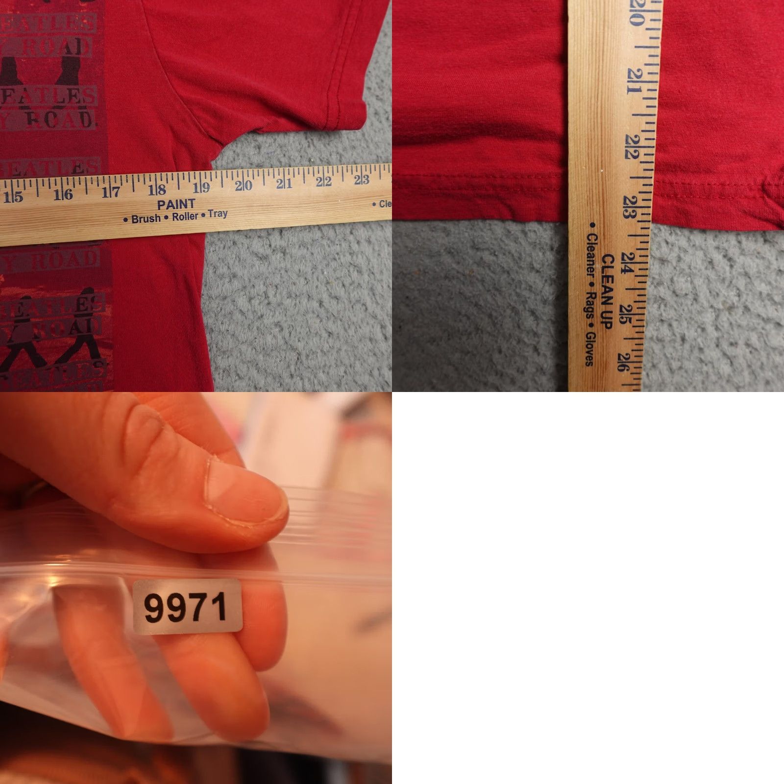 Vintage VINTAGE Beatles Abbey Road Shirt Mens Medium Red Graphic Band Tee Short Sleeve Size US M / EU 48-50 / 2 - 9 Thumbnail