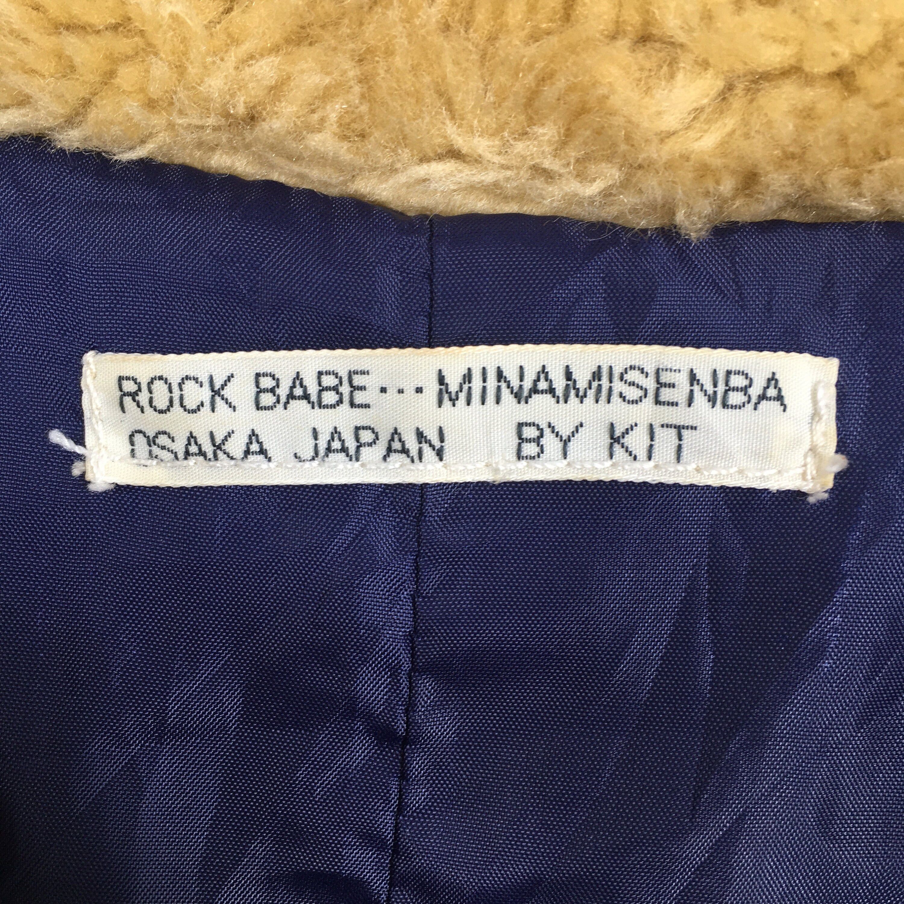 If Six Was Nine × Le Grande Bleu (L.G.B.) × Tornado Mart Vintage Rock Babe Japan Denim Long Coat Fux Fur Medium Size M / US 6-8 / IT 42-44 - 5 Thumbnail