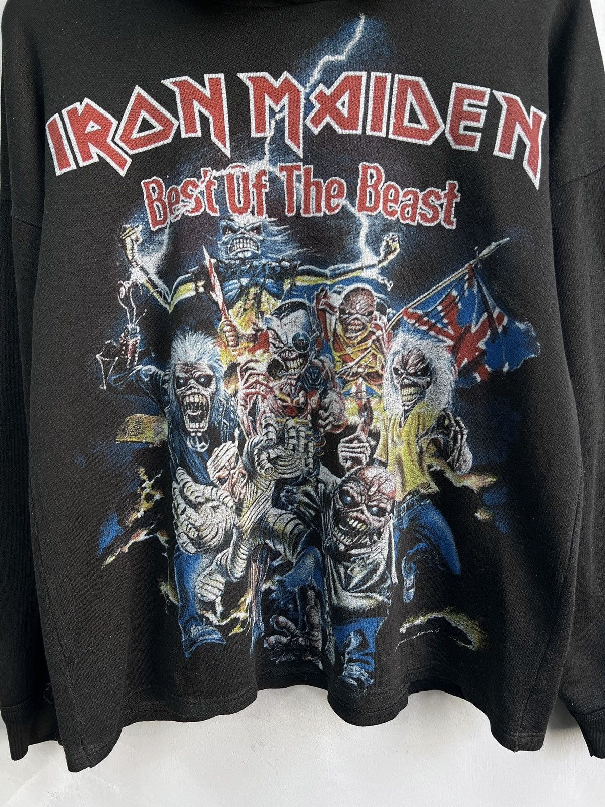 Iron Maiden 1998 iron Maiden tour hoodie Best of the Beast punk Size US M / EU 48-50 / 2 - 2 Thumbnail