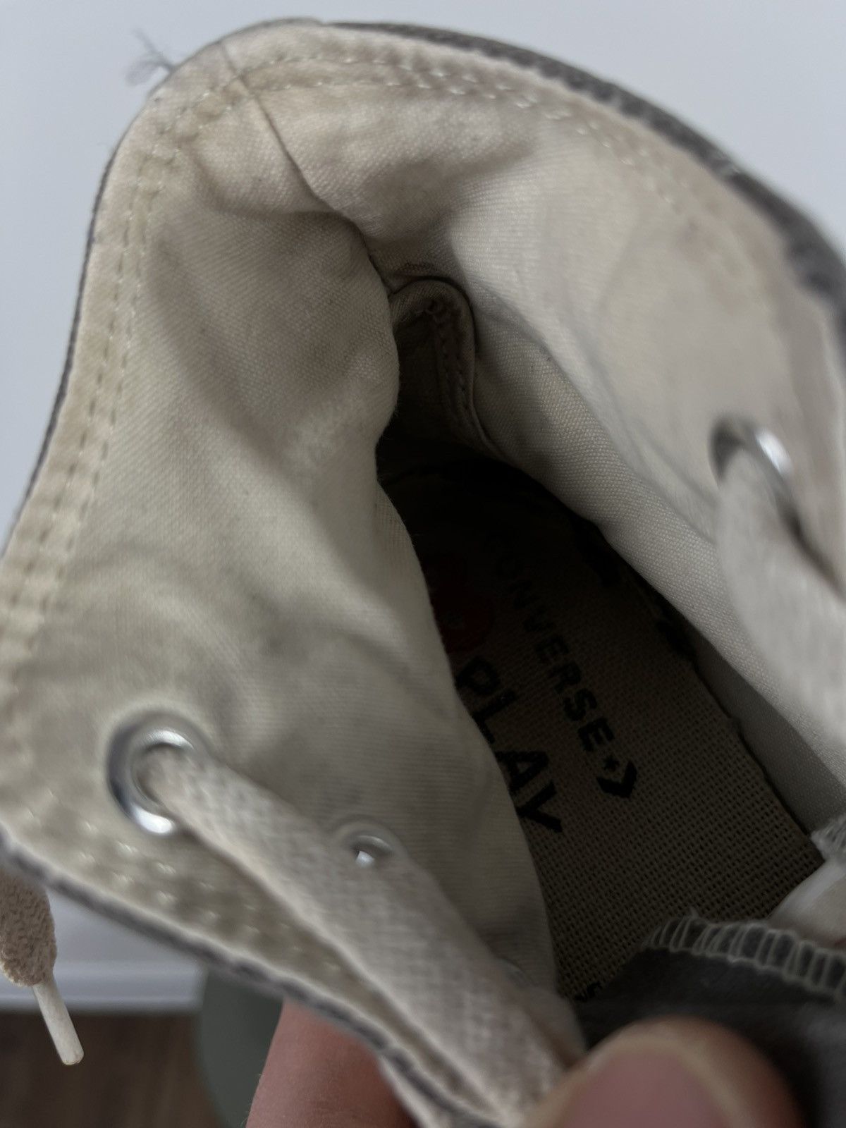 Converse Converse x CDG Play Chuck Taylor High Grey Heart US 6 W Size US 6 / IT 36 - 18 Thumbnail