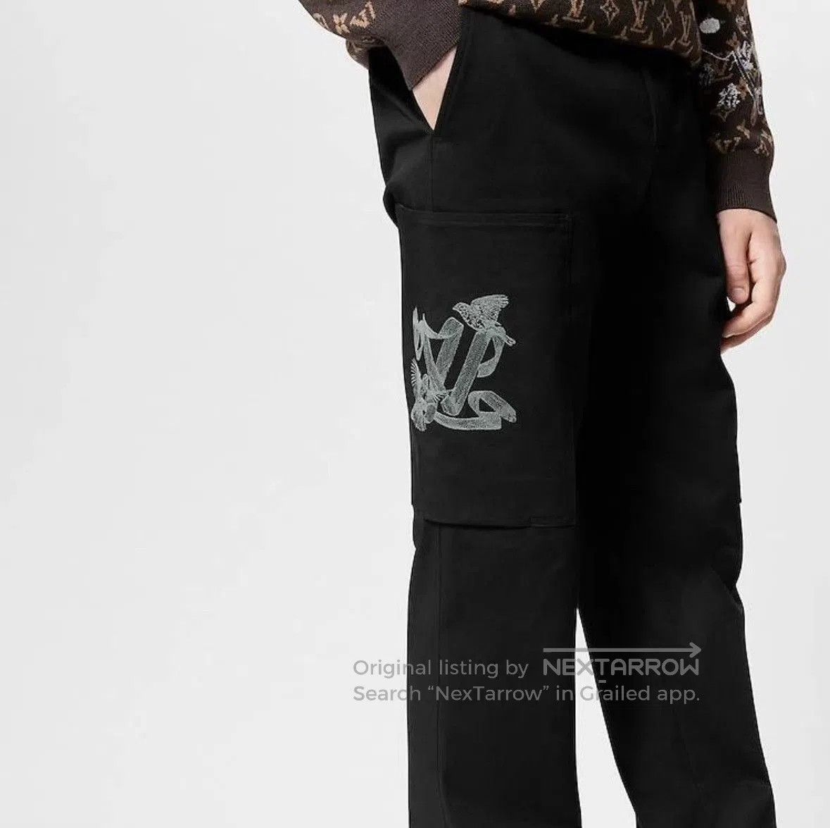 Louis Vuitton Louis Vuitton FW23 Men's Black Cargo Pants. Size US 28 / EU 44 - 6 Thumbnail