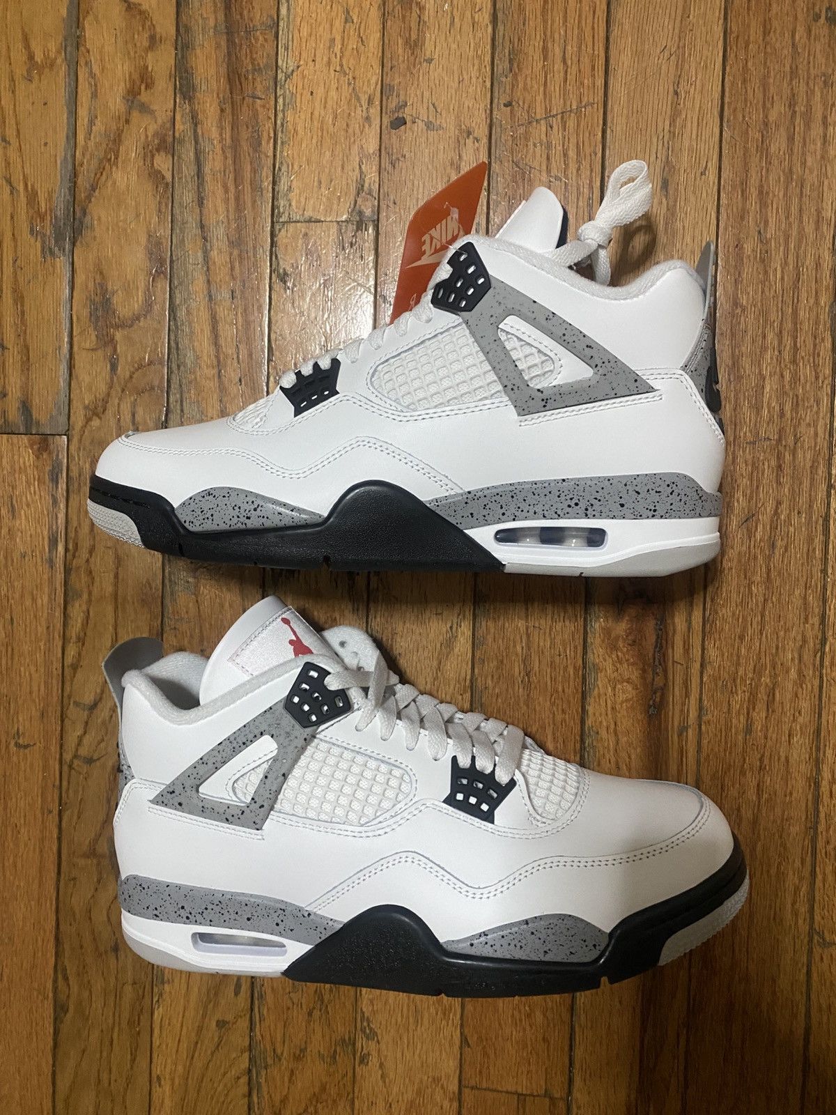 Jordan Brand Air jordan Retro 4s "White cement" Size US 9.5 / EU 42-43 - 4 Thumbnail