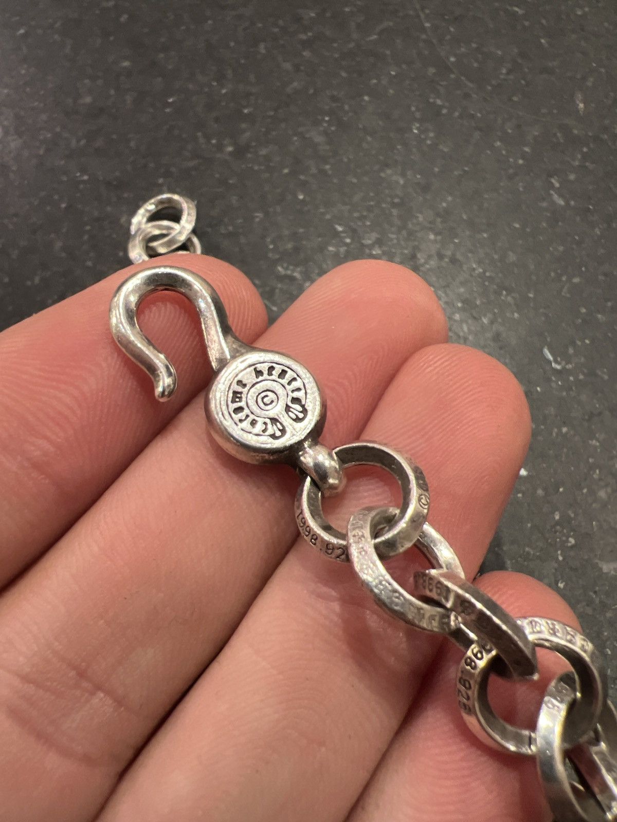 Chrome Hearts Chrome Hearts ‘B-Ring’ Bracelet Silver | Grailed