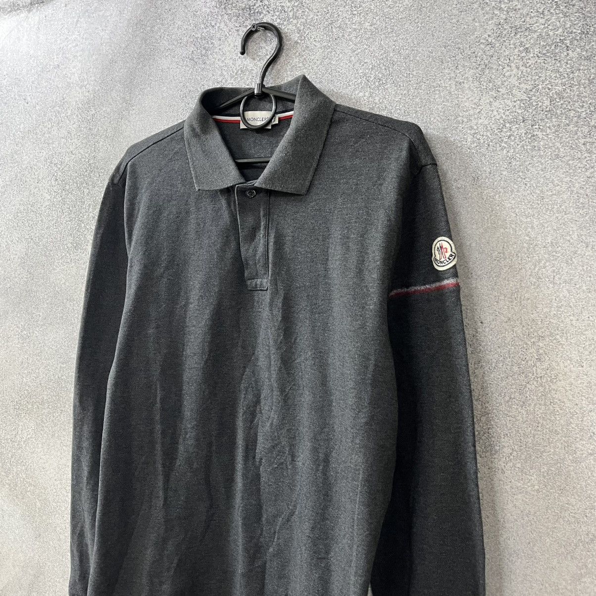 Moncler Moncler Polo Long Sleeve Size US XL / EU 56 / 4 - 2 Thumbnail