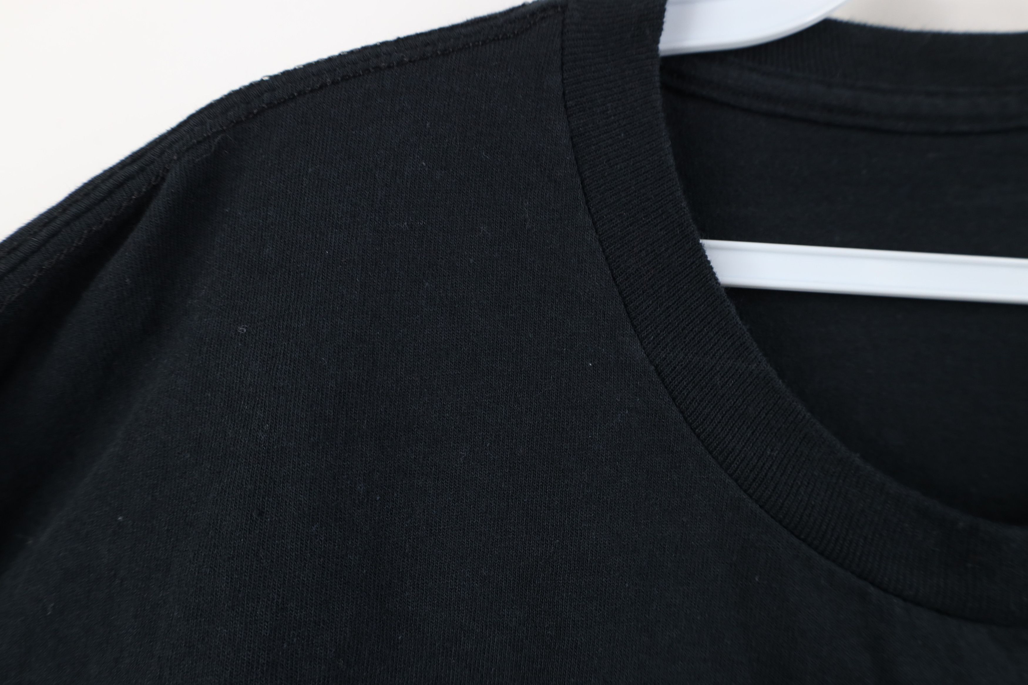 Vintage Vintage 90s Y2K Streetwear Long Sleeve T-Shirt Black Cotton Size US XXL / EU 58 / 5 - 6 Thumbnail