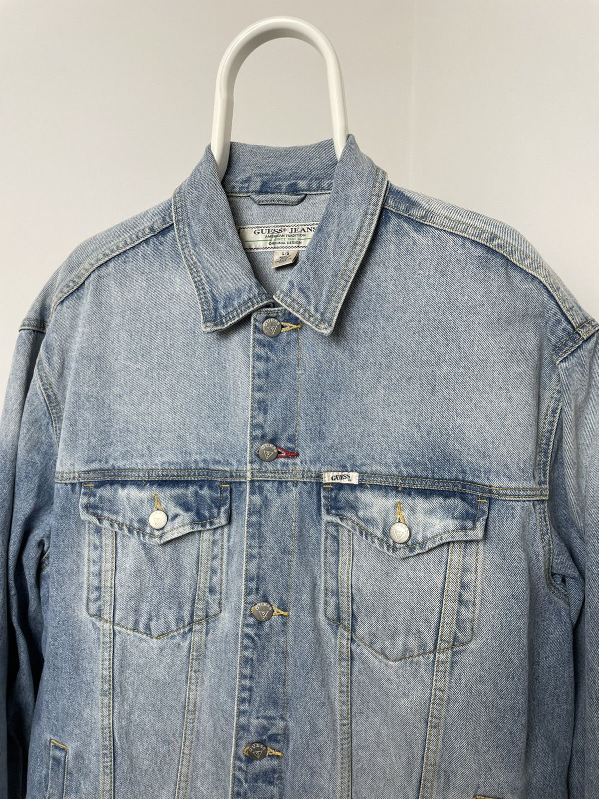 Georges Marciano × Guess × Vintage Guess Jeans VTG Denim Jacket Georges Marciano A$AP Rocky Size US M / EU 48-50 / 2 - 6 Thumbnail