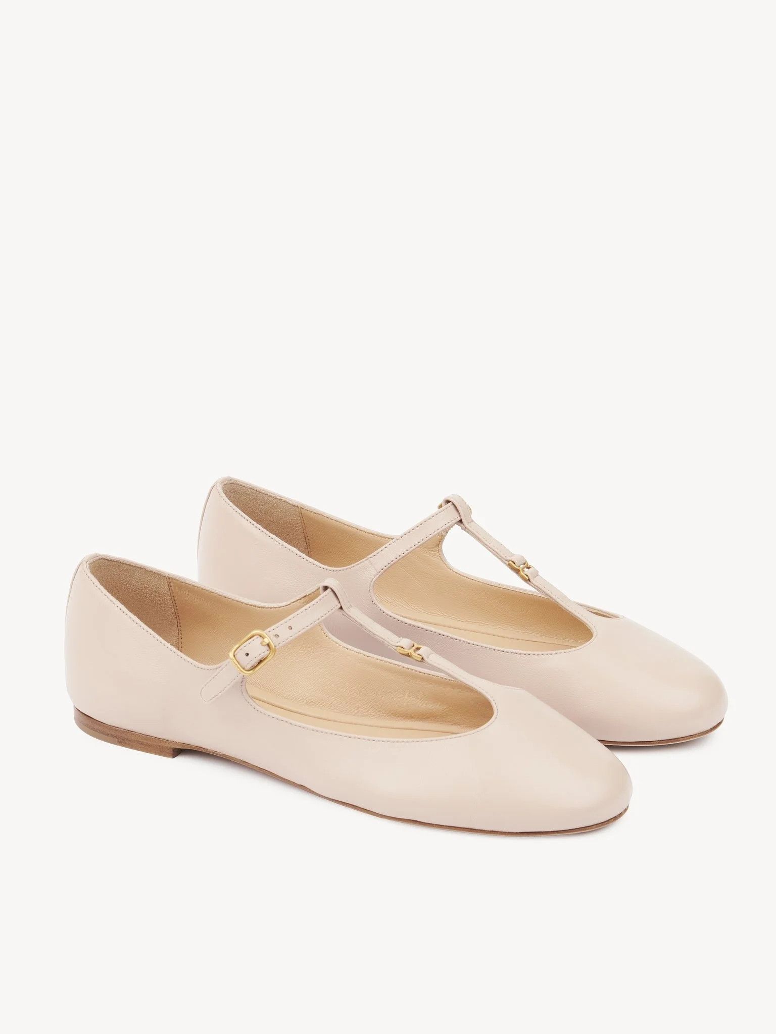 Chloe o1loc1c0226 Marcie Ballerina Flats in Blush Pink Size US 8 / IT 38 - 3 Thumbnail