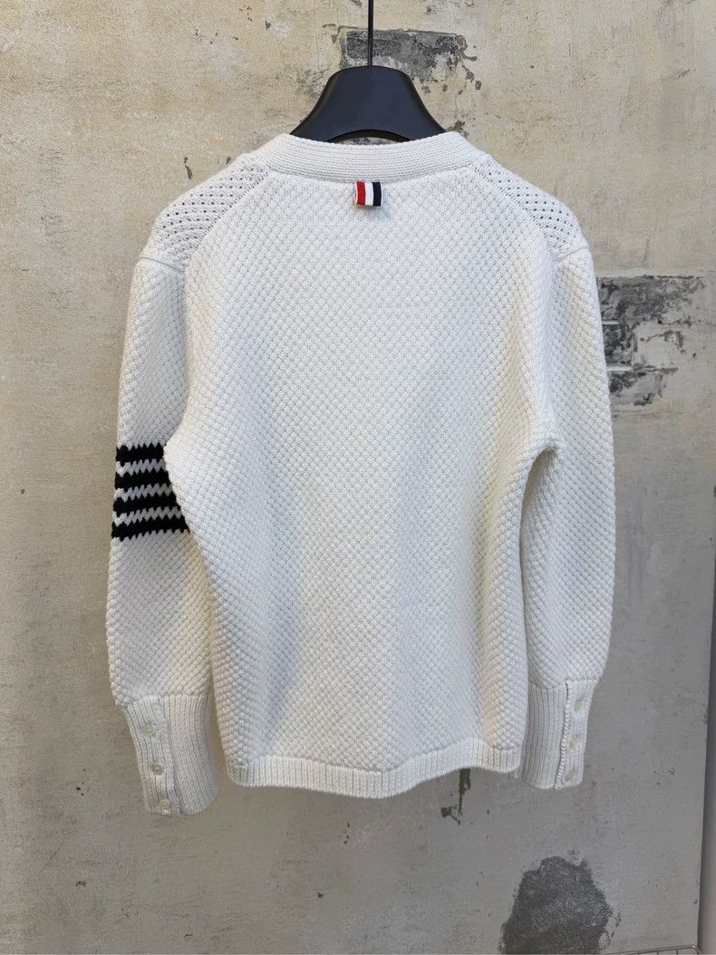 Thom Browne Thom Browne White cardigan Size US XS / EU 42 / 0 - 6 Thumbnail