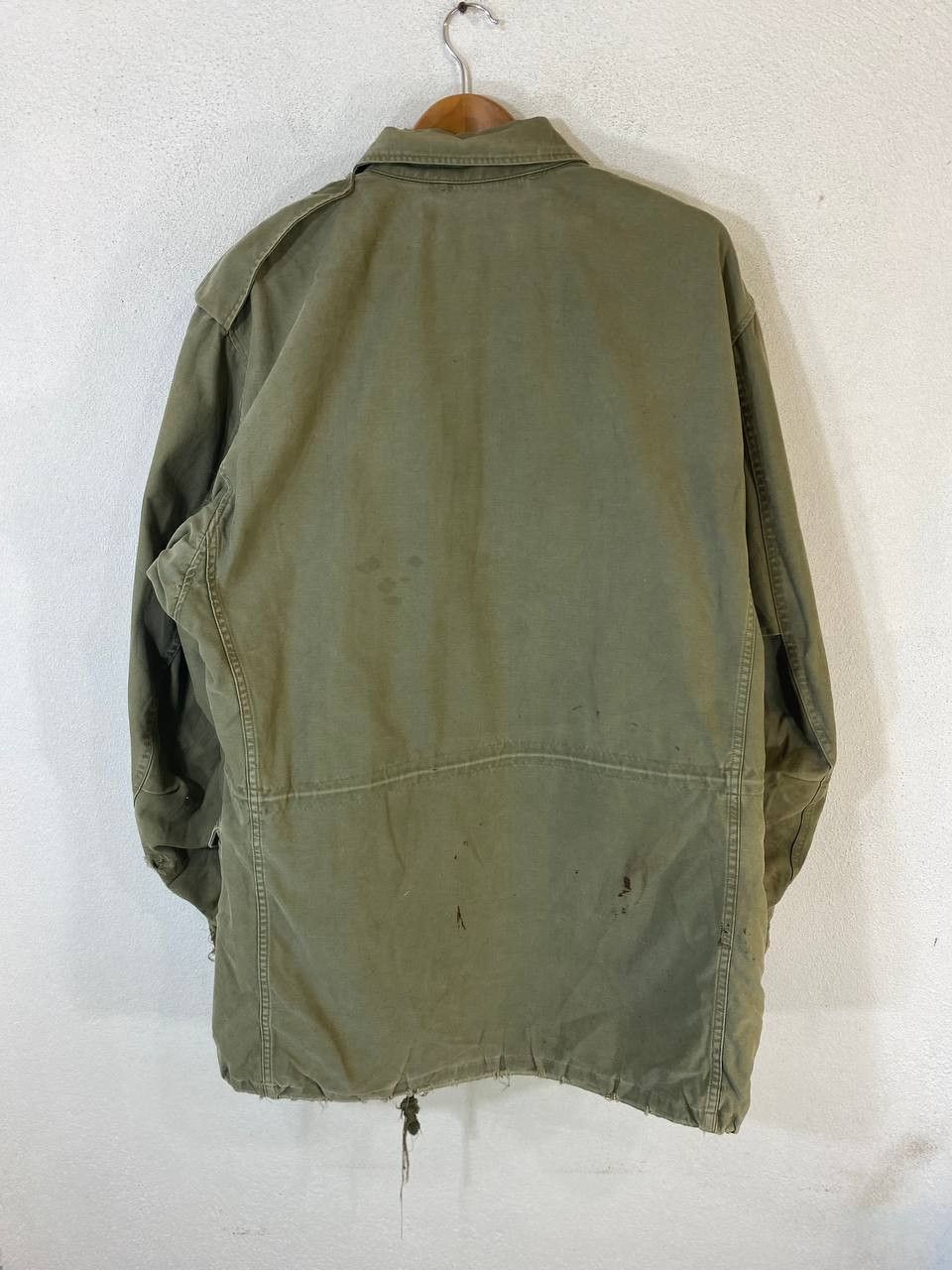 Vintage vintage us army heavy jacket distressed talon zipper Size US XL / EU 56 / 4 - 15 Thumbnail