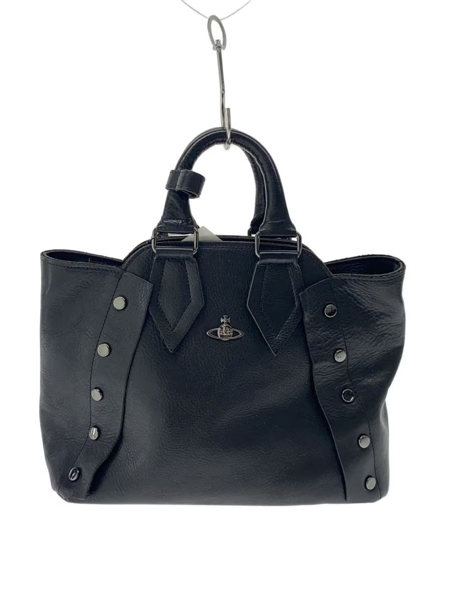 Vivienne Westwood Studded Orb Leather Hand Bag Size ONE SIZE - 1 Thumbnail