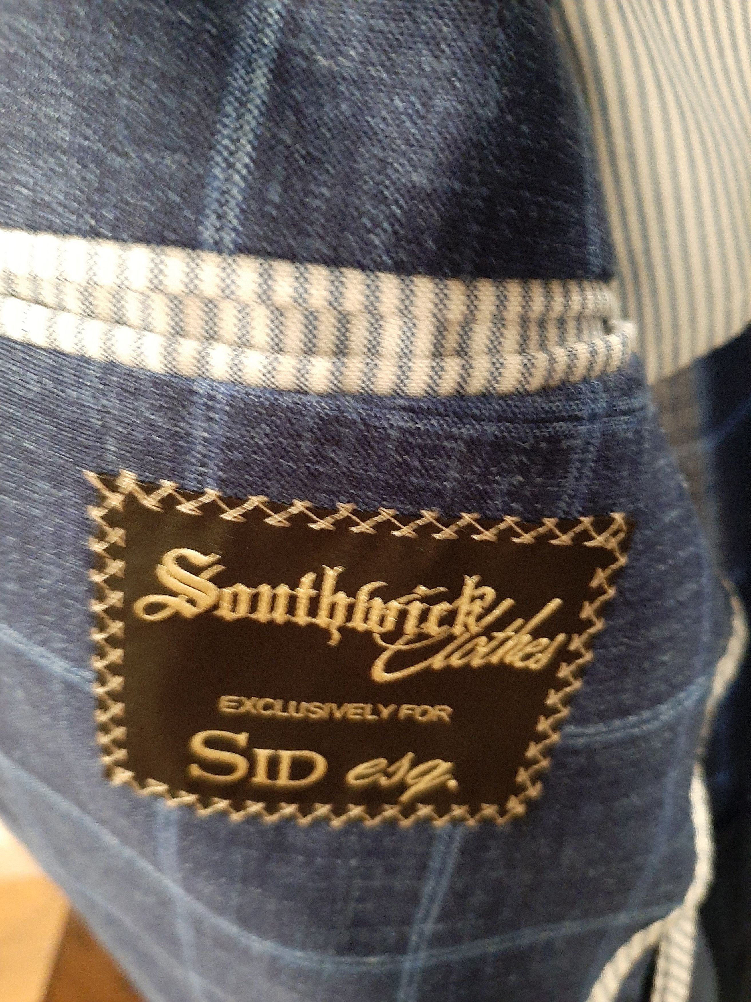 Southwick Southwick Windowpane Plaid Sport Coat Size 38R - 3 Thumbnail