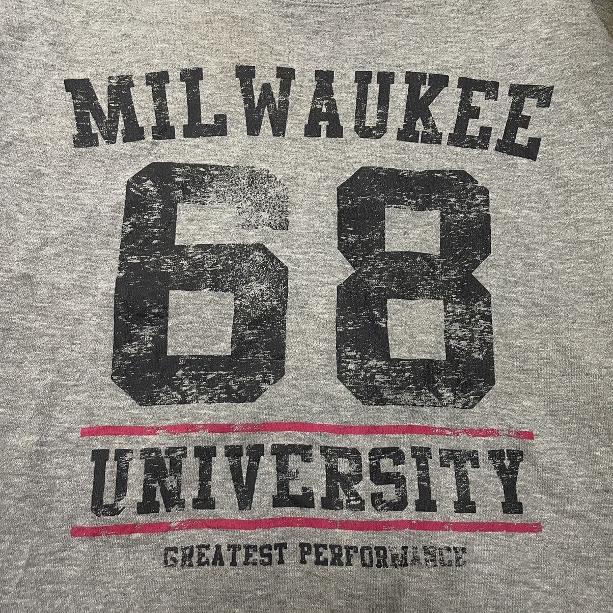 Vintage Vintage Milwaukee University Boxy Sweatshirt Size US XL / EU 56 / 4 - 2 Thumbnail