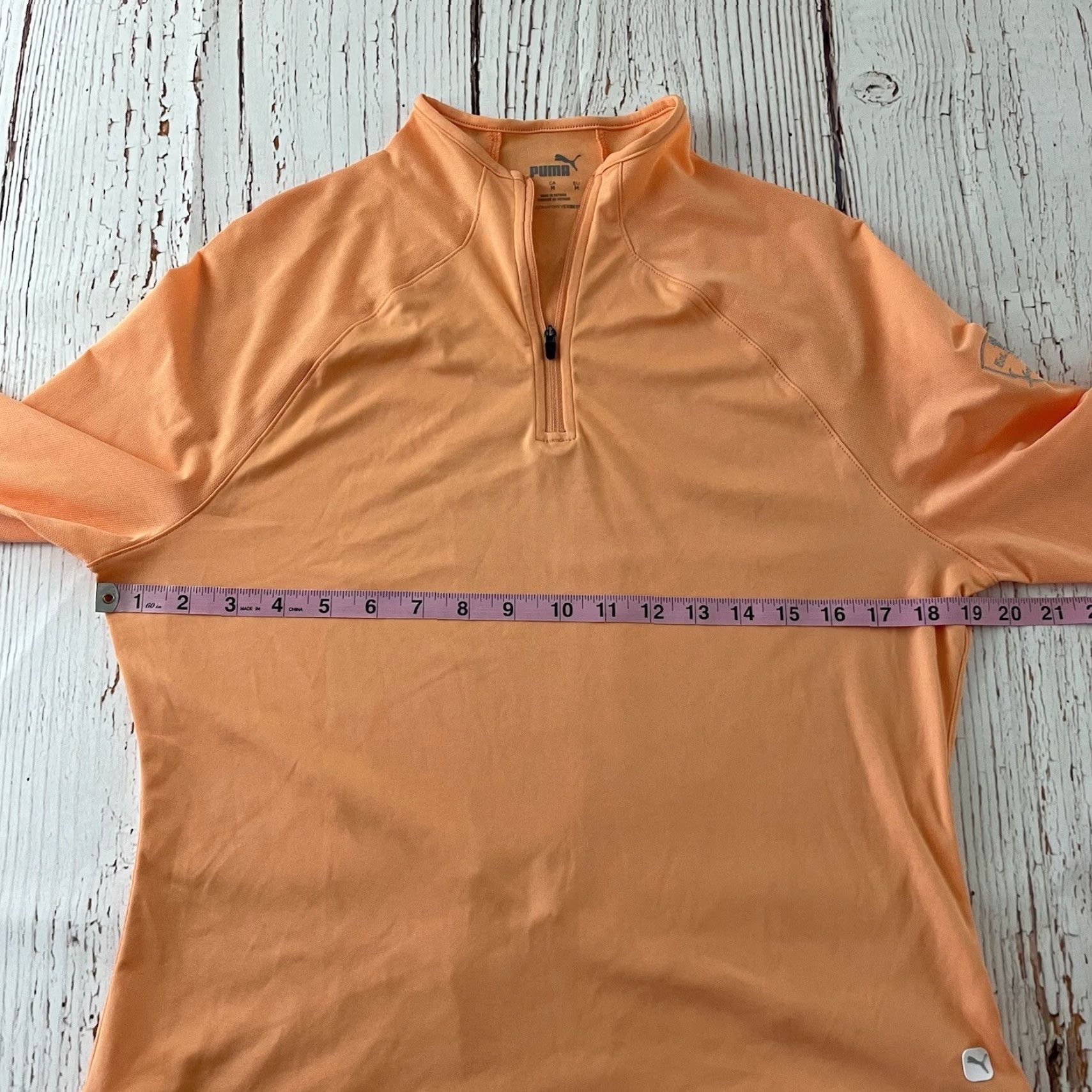Puma Puma Pullover 1/4 Zip San Marcos Long Sleeve Lightweight Golf Jacket Women's M Orange Tight fit Sportwear Mens? Size M / US 6-8 / IT 42-44 - 6 Thumbnail