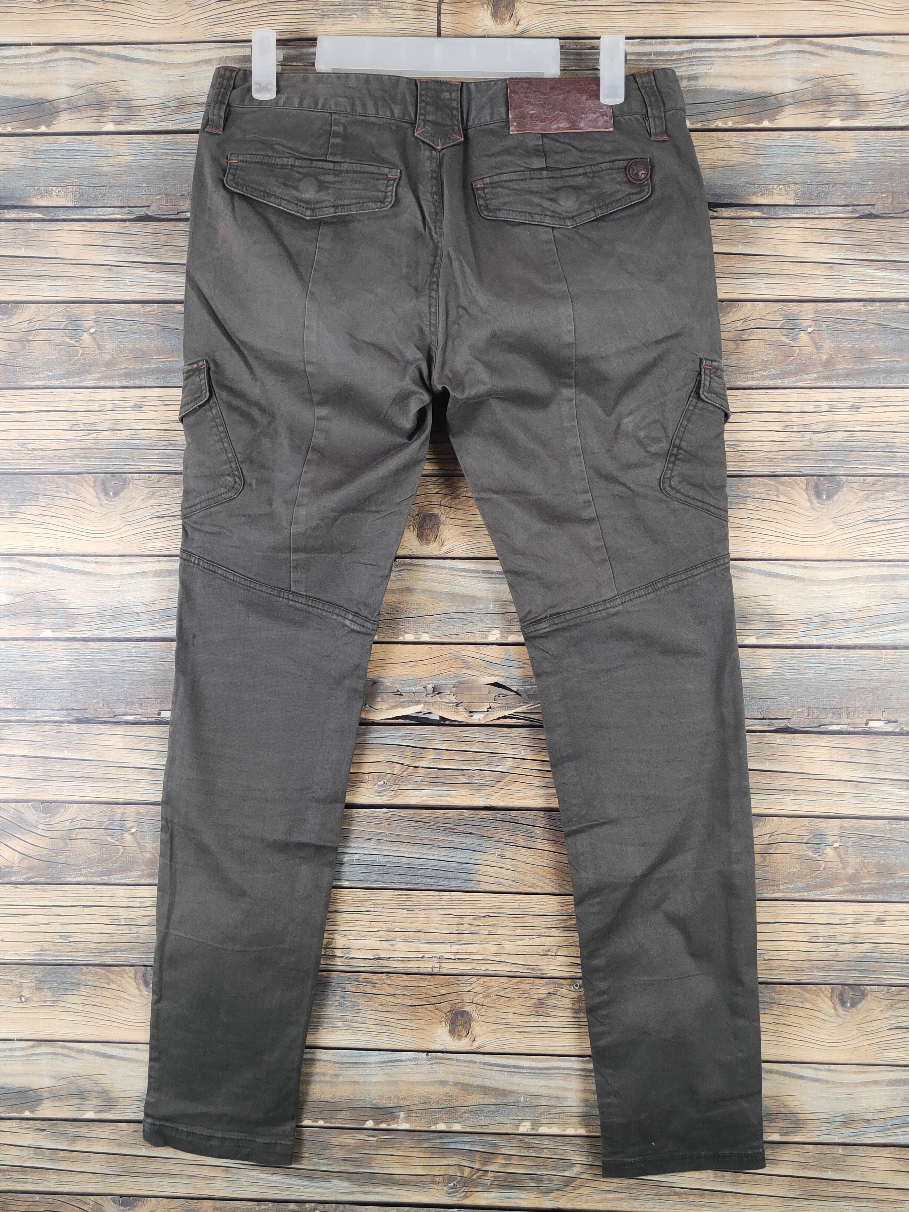 Japanese Brand DL Shane Brown Multipocket Tactical Cargo Pants #1347 Size 28" / US 6 / IT 42 - 7 Thumbnail