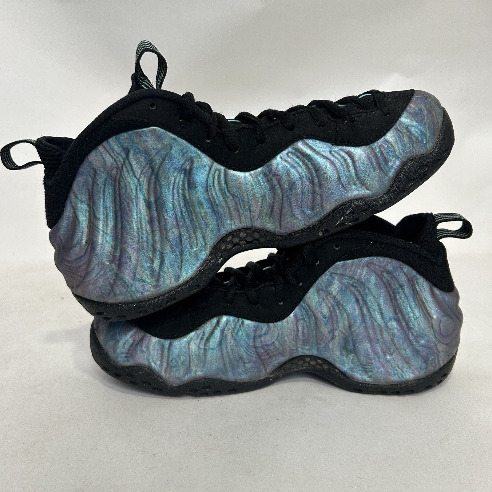 Nike Nike Air Foamposite One Premium “Abalone” 575420-009 Size US 9.5 / EU 42-43 - 3 Thumbnail