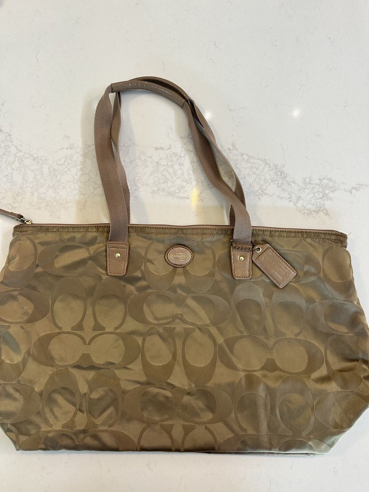 Coach Coach Getaway Signature Nylon Weekender Tote Bag Pouch Set Size ONE SIZE - 6 Thumbnail