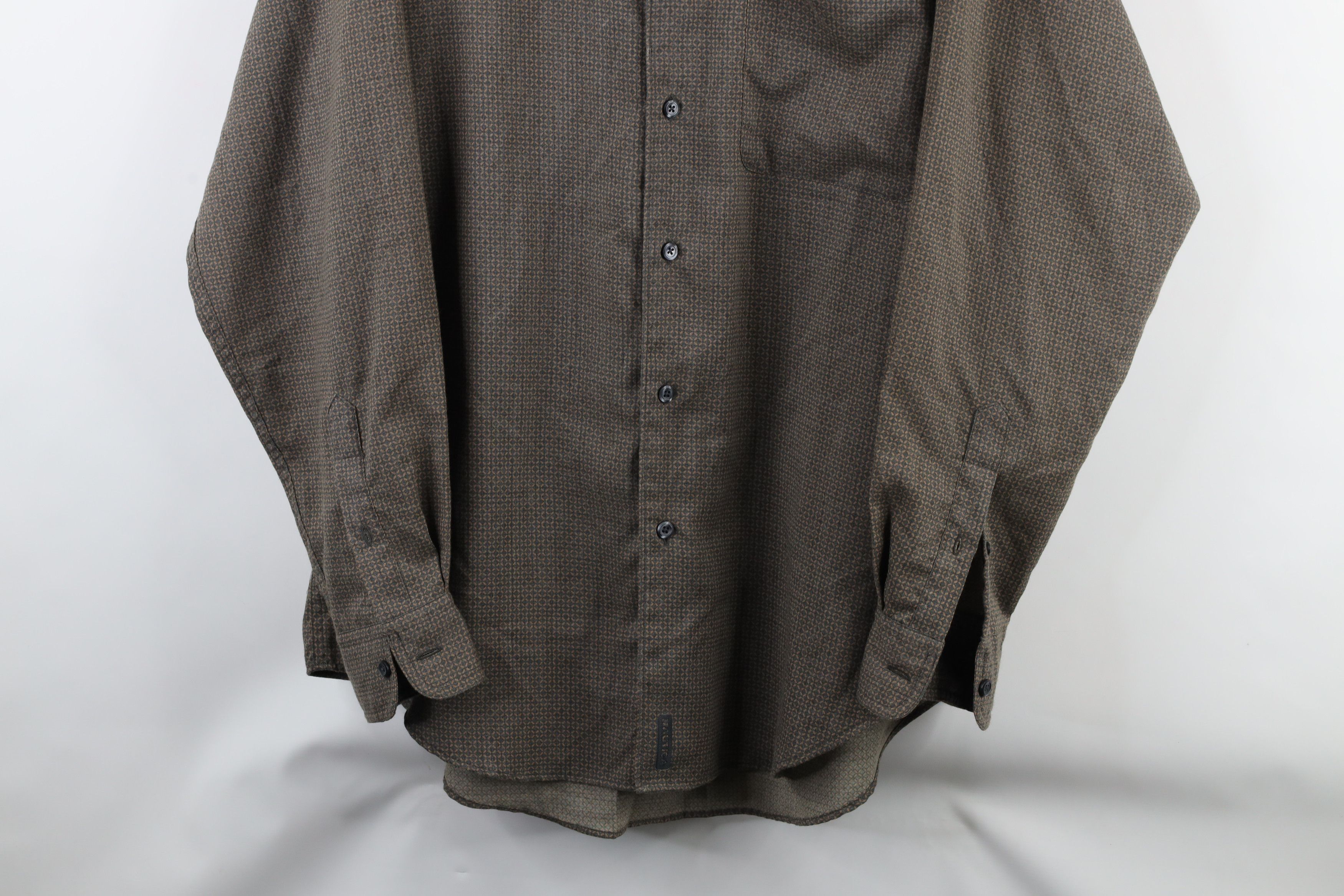 Nautica × Vintage Vintage 90s Nautica Rayon Blend Collared Button Shirt Size US M / EU 48-50 / 2 - 3 Thumbnail
