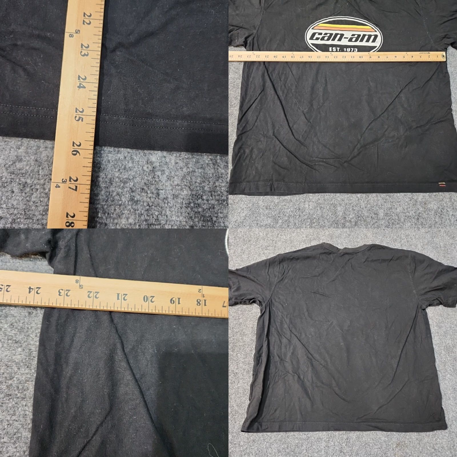 Port & Company Can-am Shirt Adult XL Black T-Shirt Cars Motorcycle Sports Off Road 4 Wheel UTV ATV Port & Company Gildan 5000 Mens Short Sleeve Crew Neck Logo Size US XL / EU 56 / 4 - 8 Thumbnail