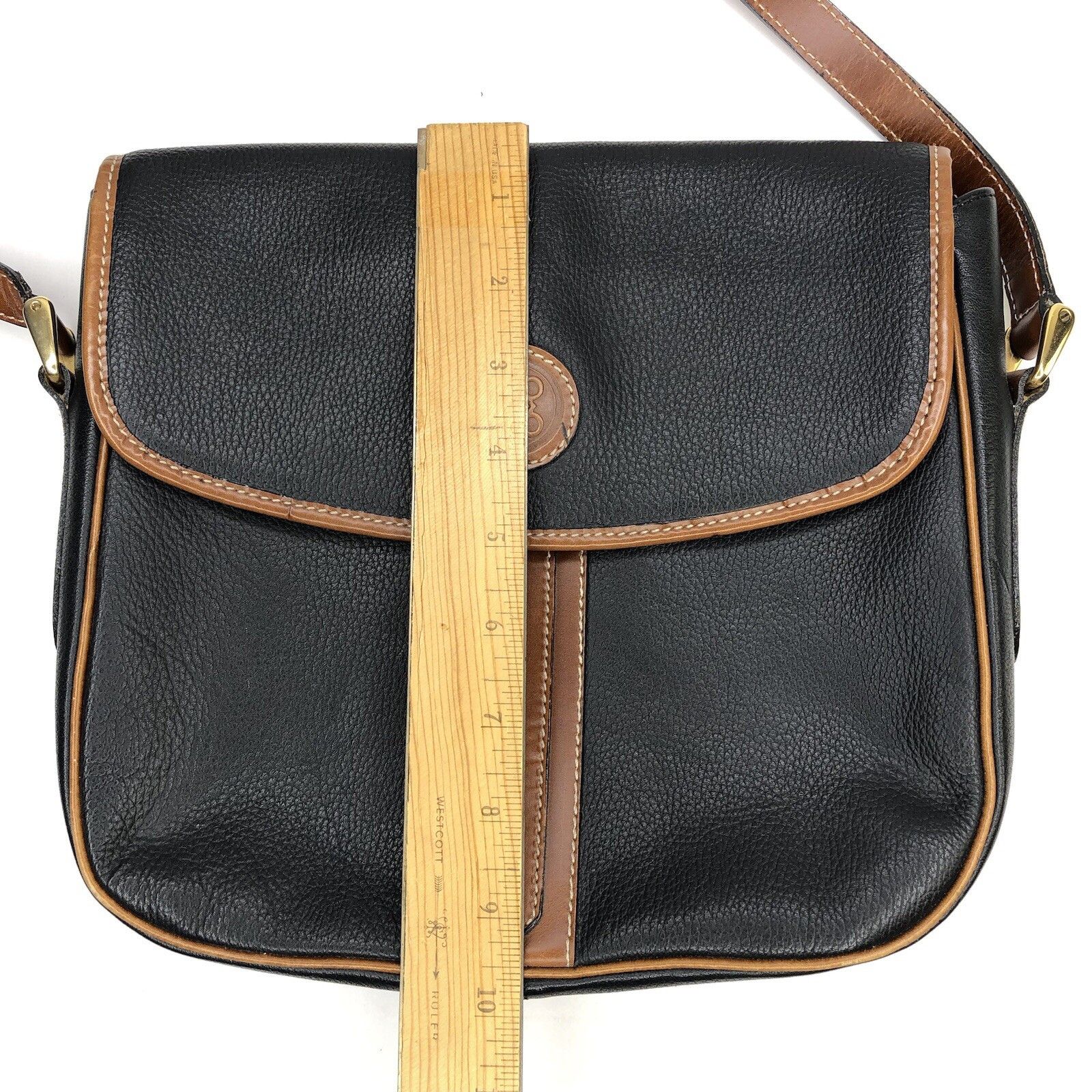 Other Vtg Dé-Roman UK Leather Purse Black Brown crossbody bags Size ONE SIZE - 21 Thumbnail
