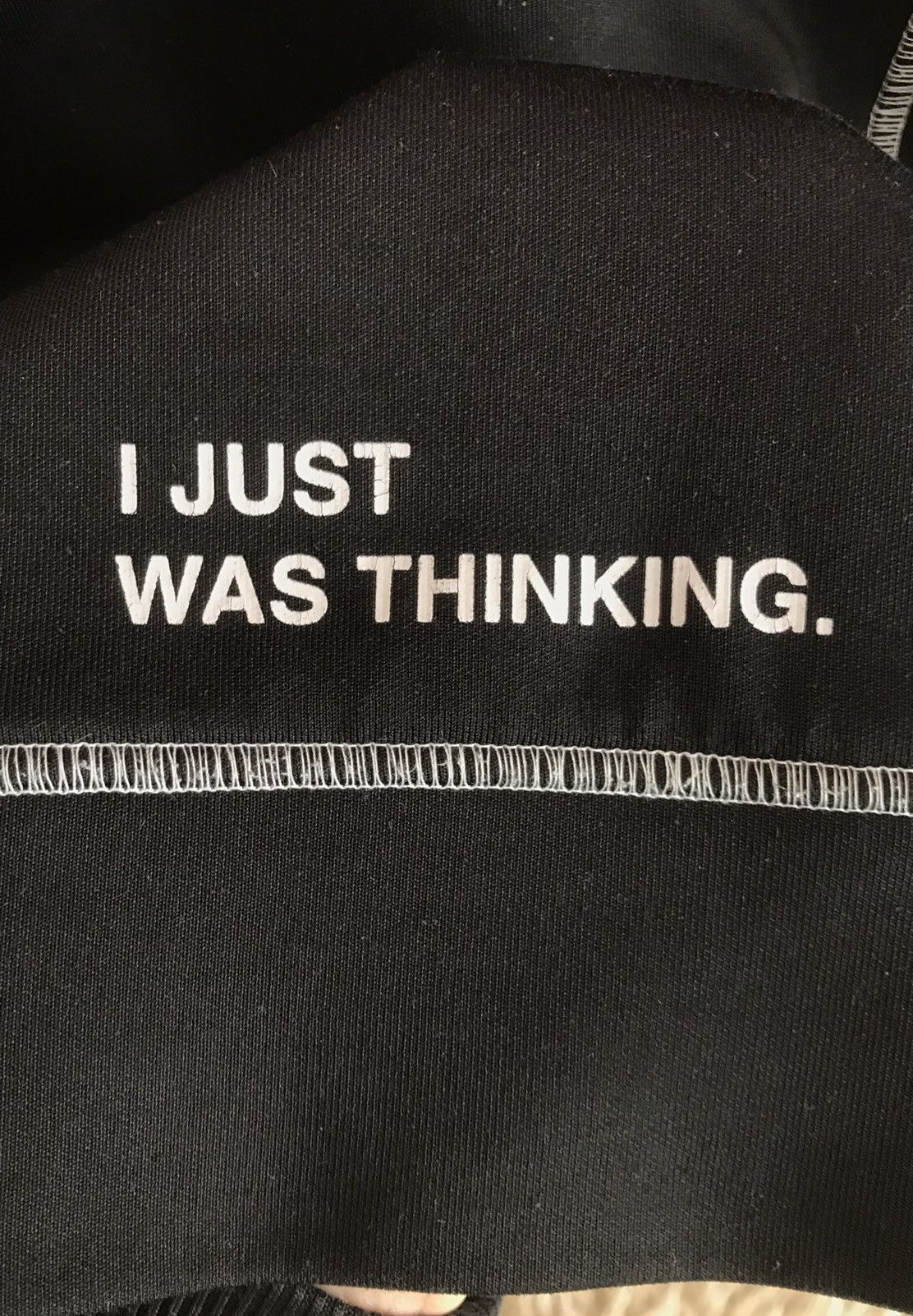 Off-White OFF-WHITE c/o Virgil Abloh I was Just Thinking Print Hoodie Size US M / EU 48-50 / 2 - 7 Thumbnail