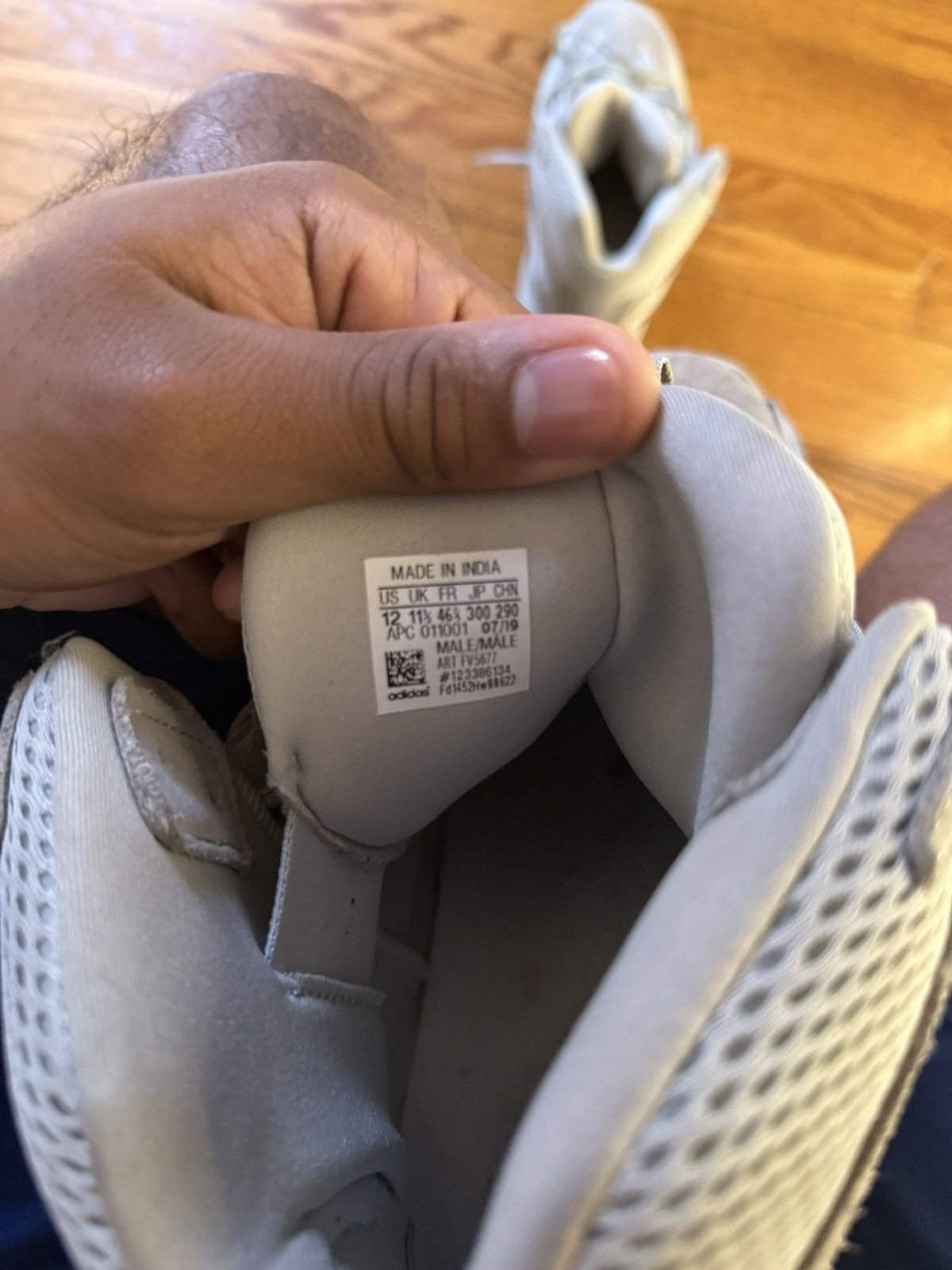Yeezy Adidas Yeezy Desert Boot Salt - FV5677 Size US 12 / EU 45 - 4 Thumbnail