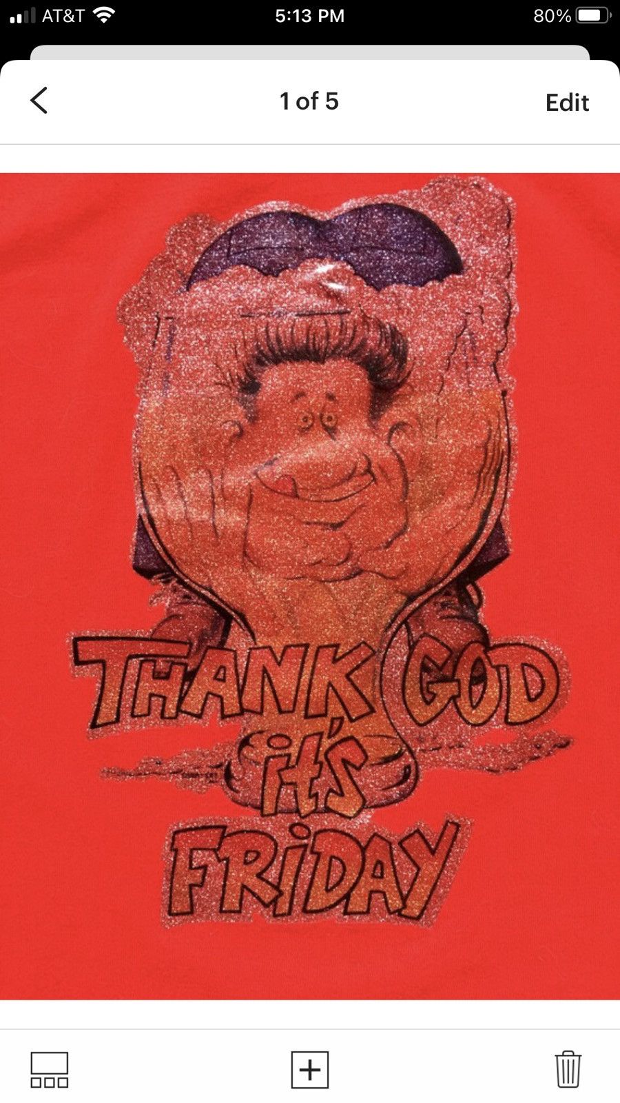 Other Thank God It's Friday tgif Beer Vtg 80’s? Red Tee ironOn XL Size US XL / EU 56 / 4 - 3 Thumbnail