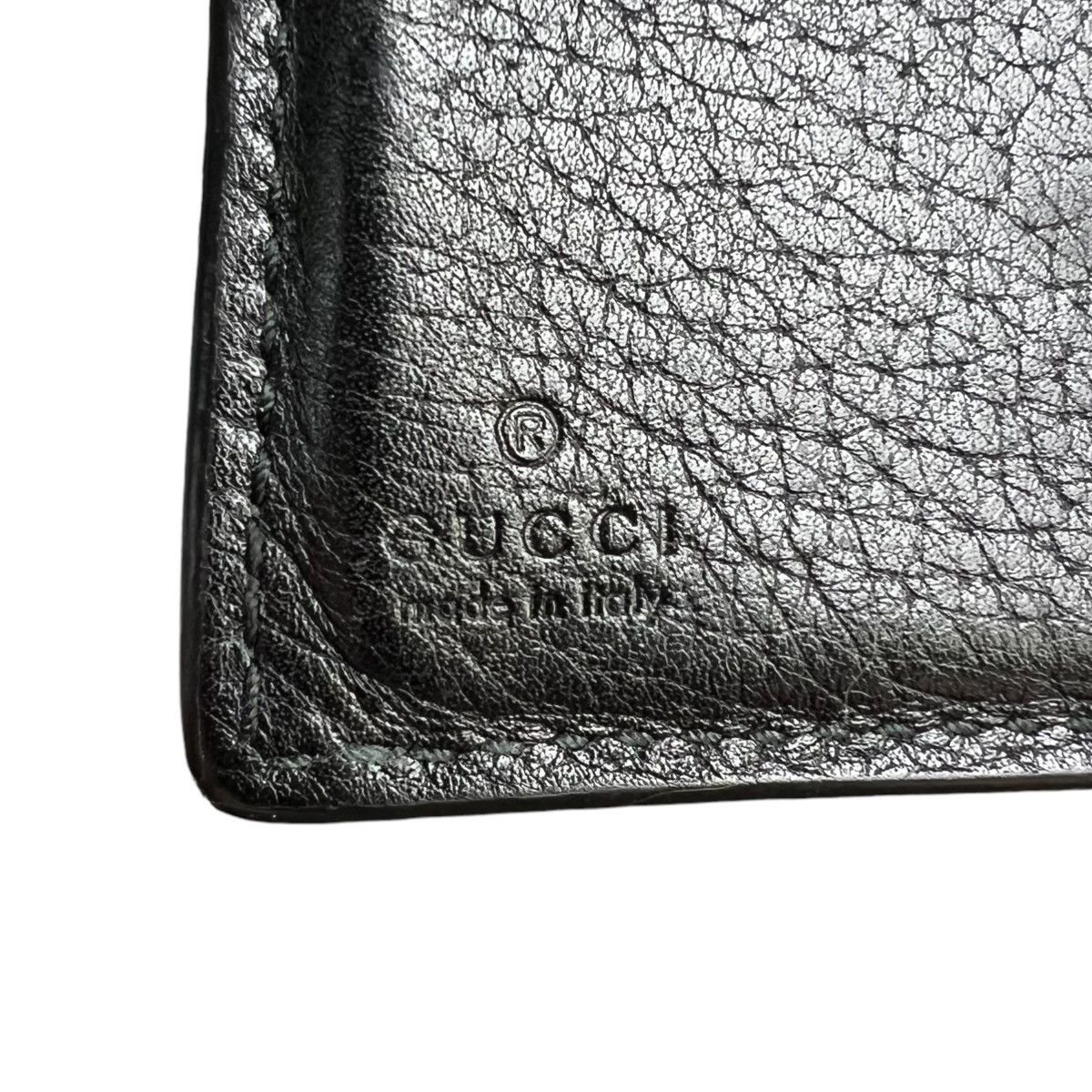 Gucci Gucci Techno Stripe Leather Bifold Wallet Size ONE SIZE - 4 Thumbnail