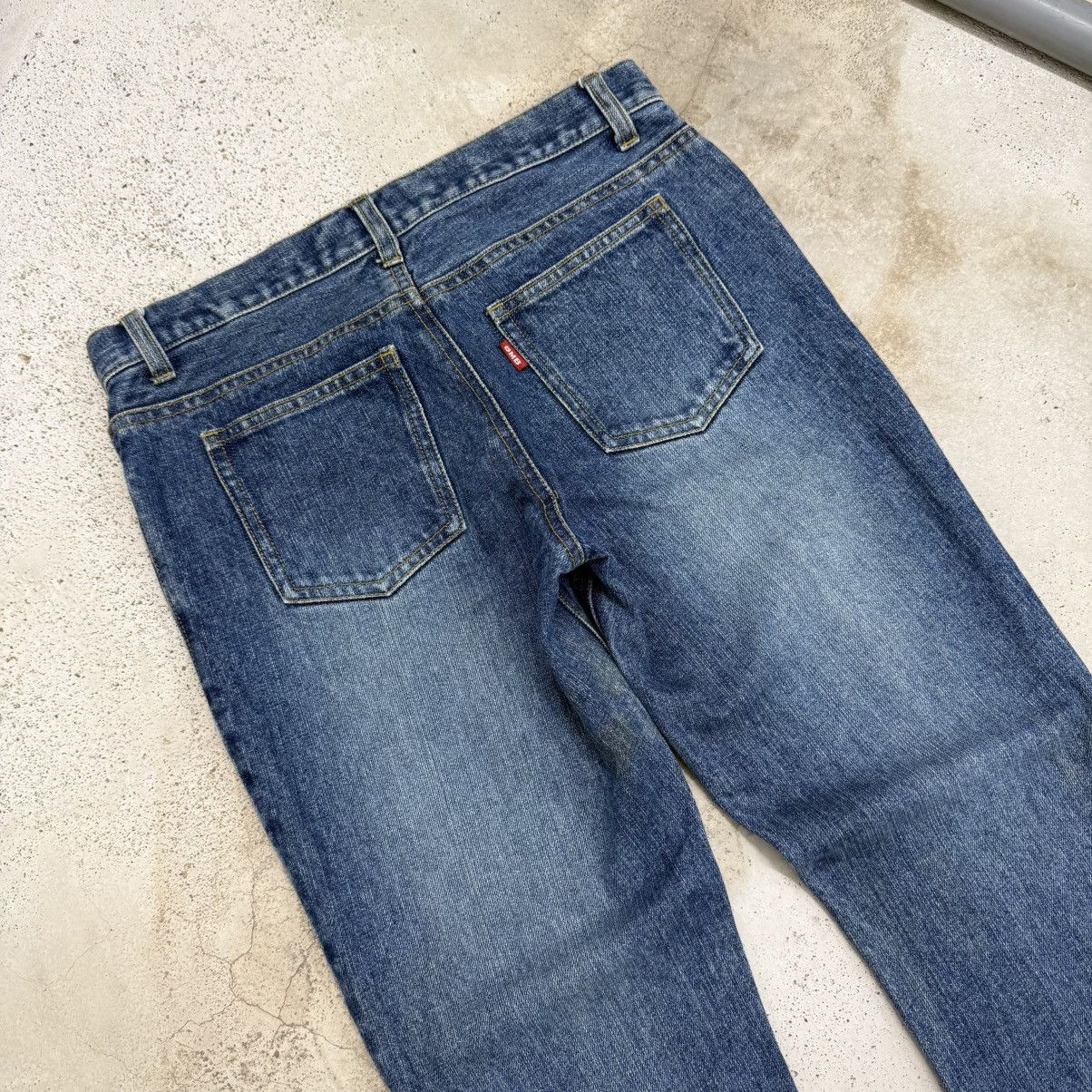 Japanese Brand Flare Vintage Blue Moon Blue Unisex Denim Pants Size US 27 - 12 Thumbnail