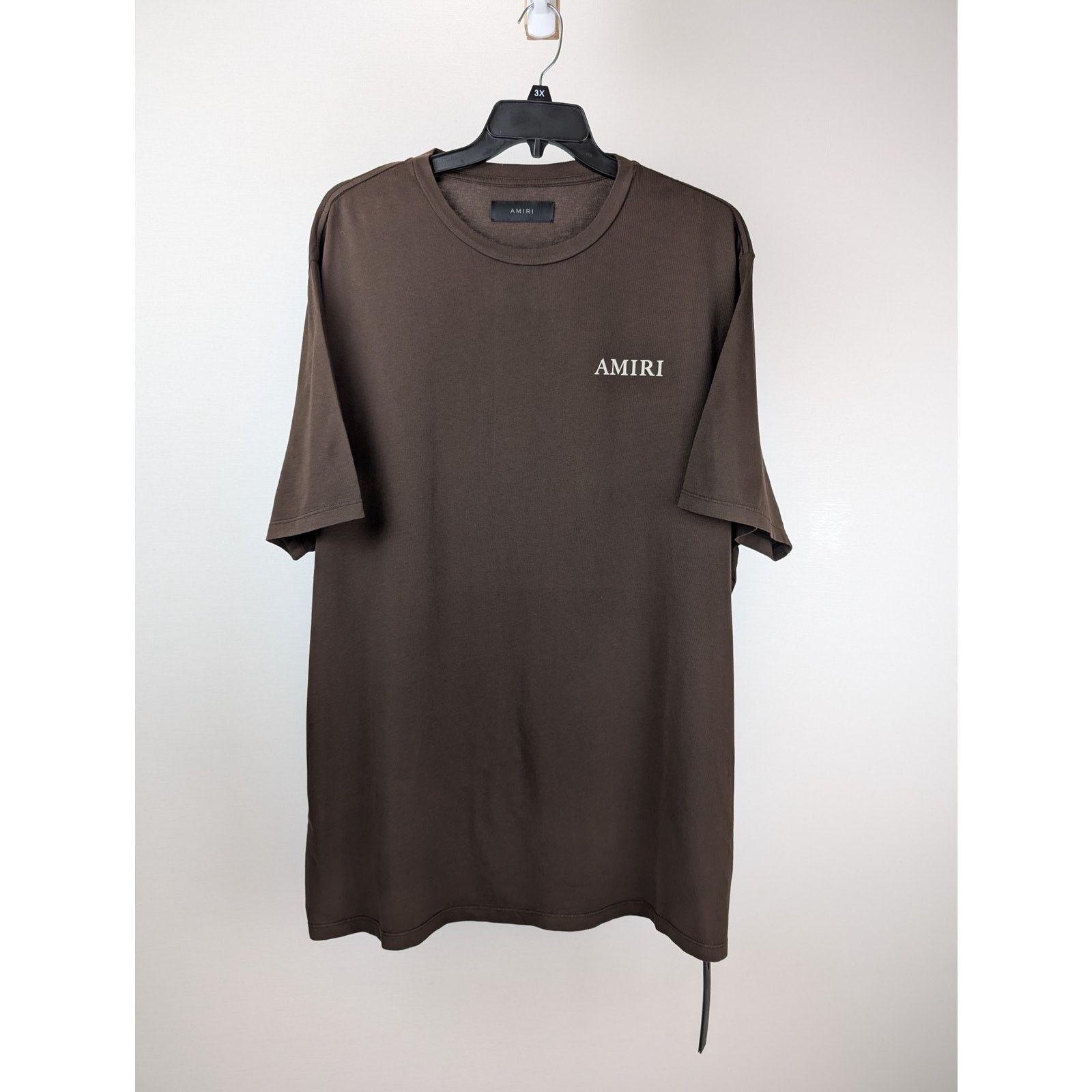Amiri o1rshd1 " Puff " Logo Tee T-Shirt in Brown Size US XXL / EU 58 / 5 - 2 Thumbnail
