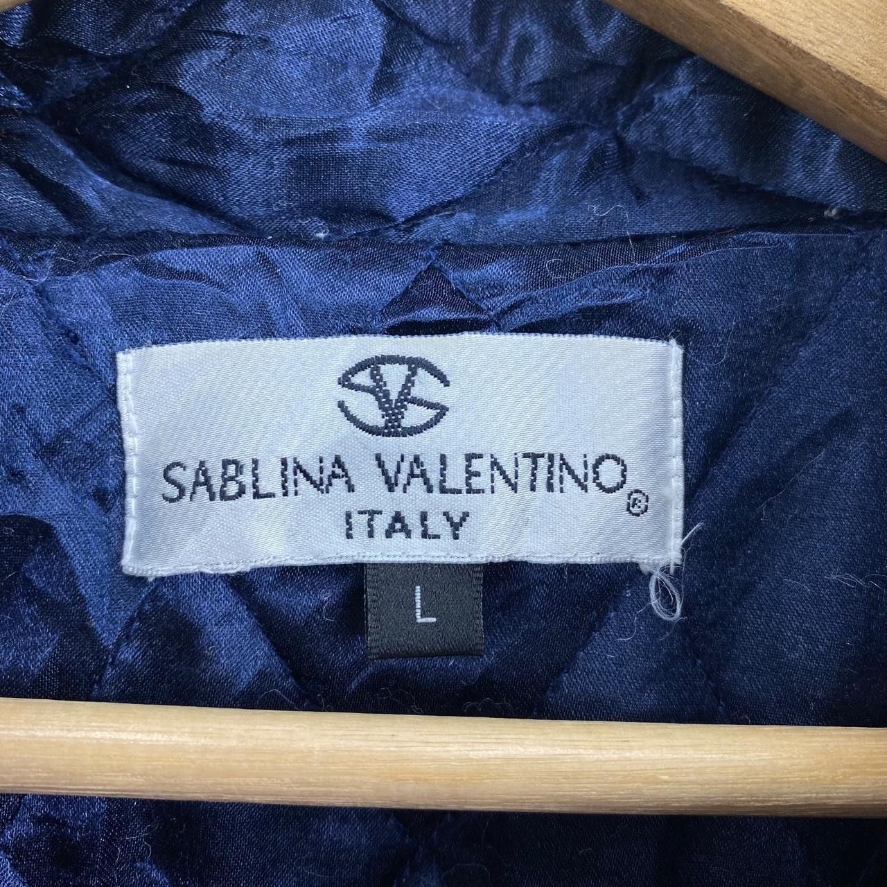 Valentino Vtg 90’ SABLINA VALENTINO ITALY Quilted Coat Jacket Size L / US 10 / IT 46 - 4 Thumbnail