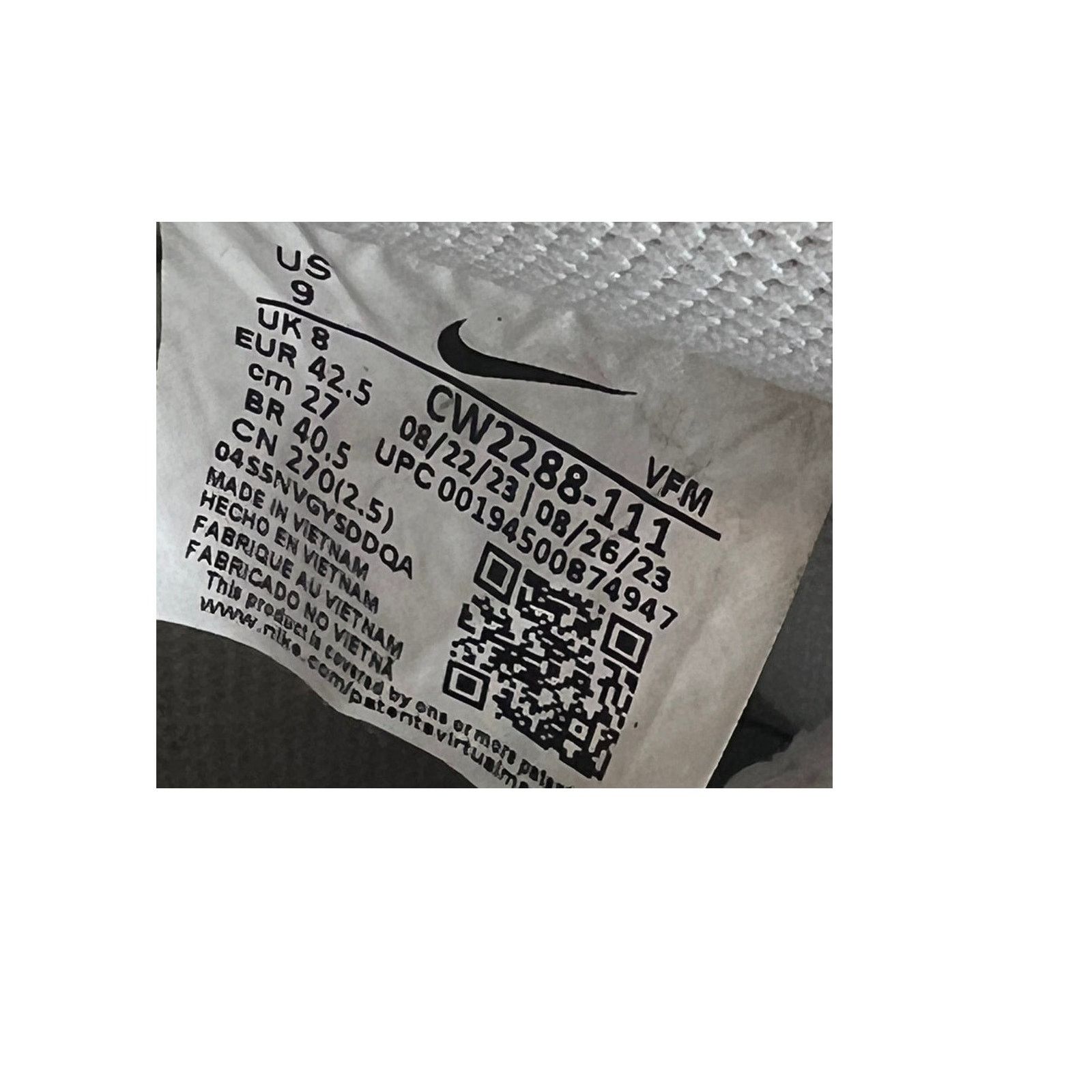 Nike Nike White Air Force 1 Model CW2288-111 Mens 9 Size US 9 / EU 42 - 7 Thumbnail