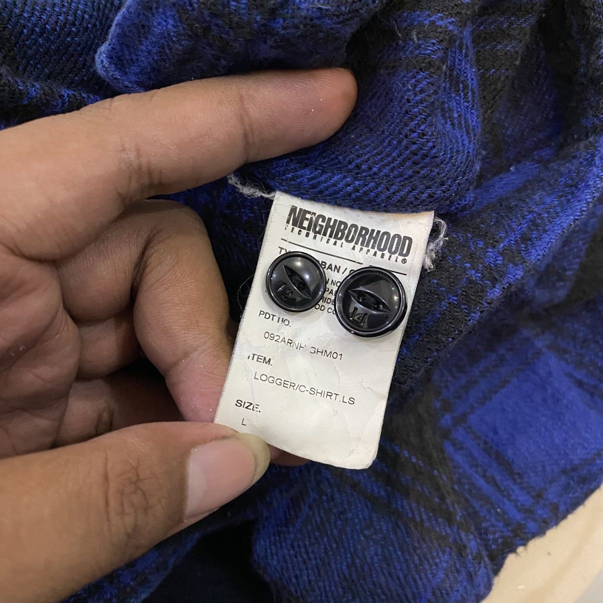 Neighborhood Neighborhood nbhd heavy weight flannelshirt Size US L / EU 52-54 / 3 - 7 Thumbnail