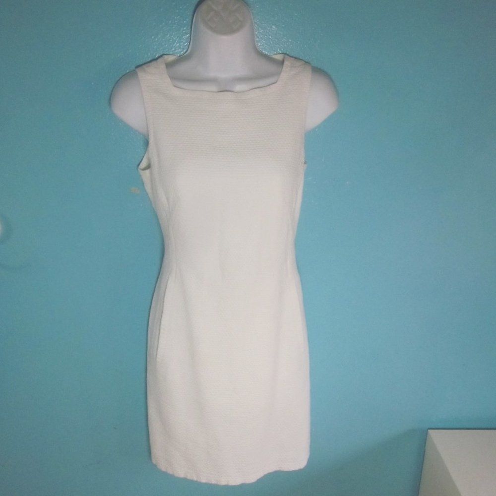 Vintage Max Studio Leon Max White Mini Sheath 6 Size M / US 6-8 / IT 42-44 - 1 Thumbnail