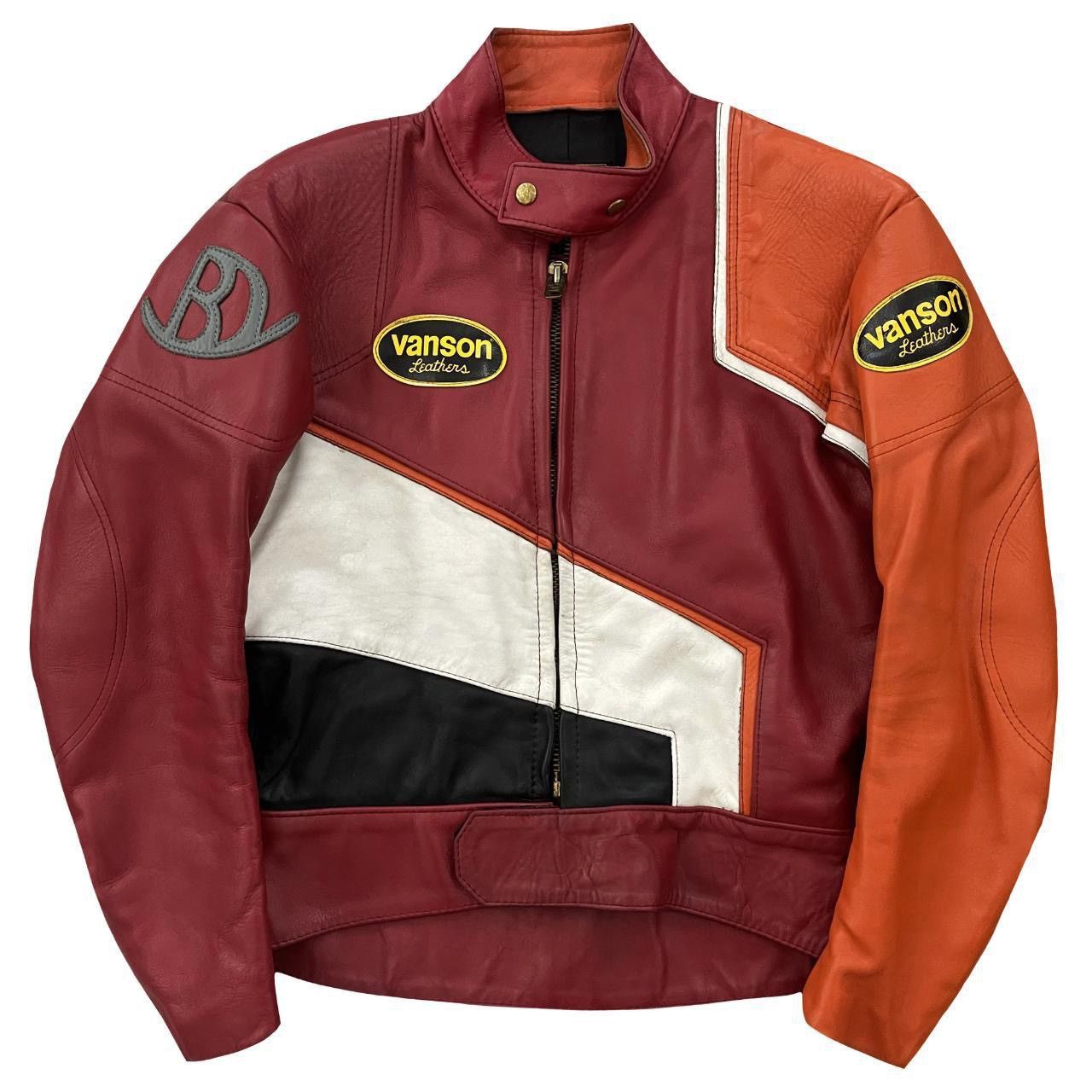 Vanson Leathers Vanson Leathers Leather Motorcycle Racing Jacket Size US S / EU 44-46 / 1 - 1 Thumbnail