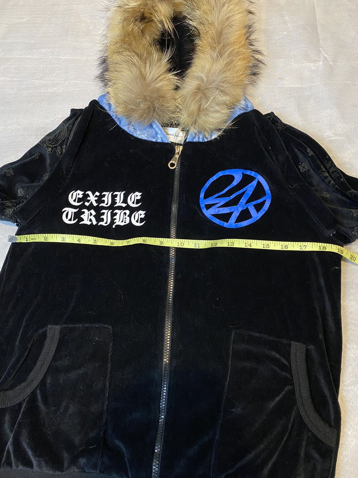 If Six Was Nine × Japanese Brand × Le Grande Bleu (L.G.B.) velvet fur hoodie 24karats japan Size US S / EU 44-46 / 1 - 9 Thumbnail