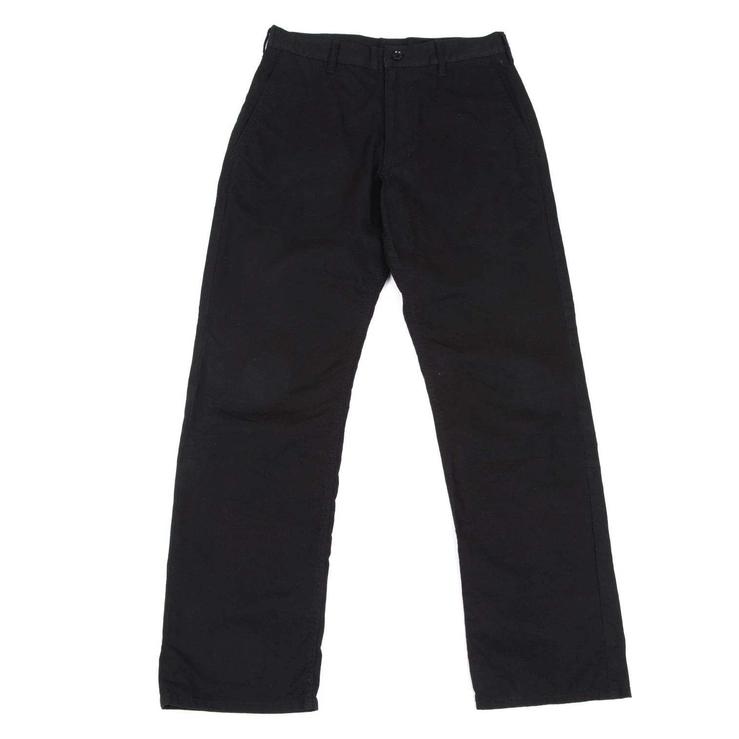 Comme des Garcons Homme Plus Cotton Straight Pants in Black Size S Size US 30 / EU 46 - 1 Thumbnail